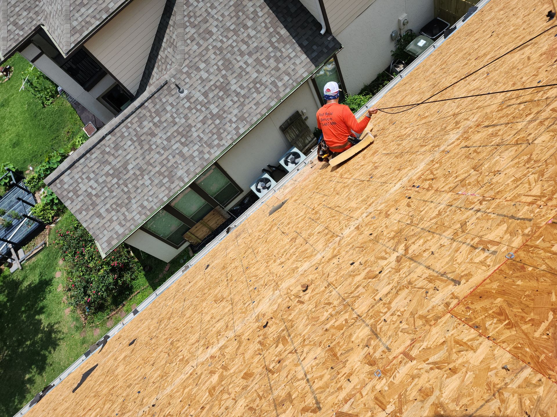 Residential Roofing Repair using Owen's Corning Duration (Lifetime) Shingles by Roof Repair Company