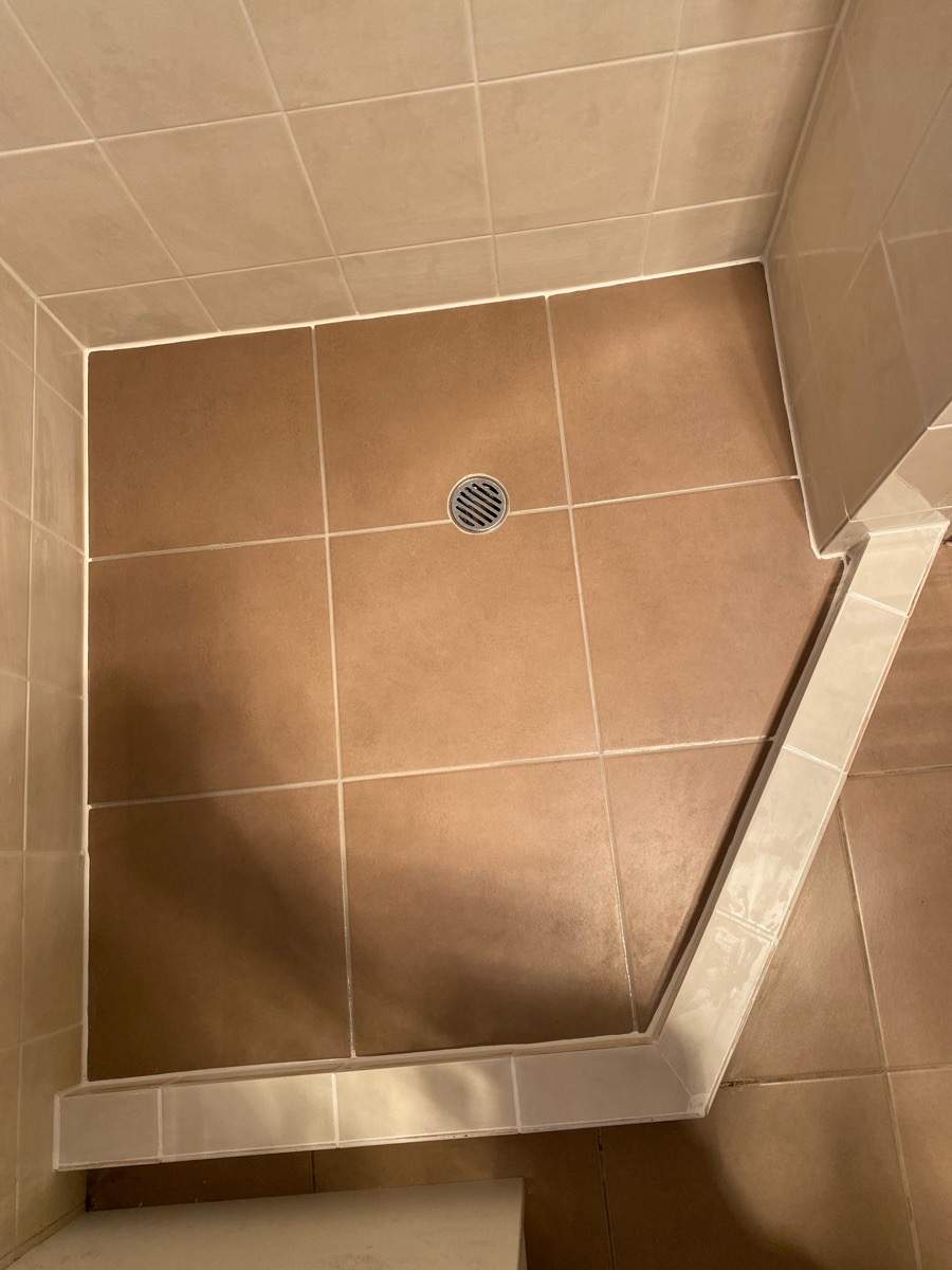 You won't believe this is the same shower by Re-seal Bathrooms