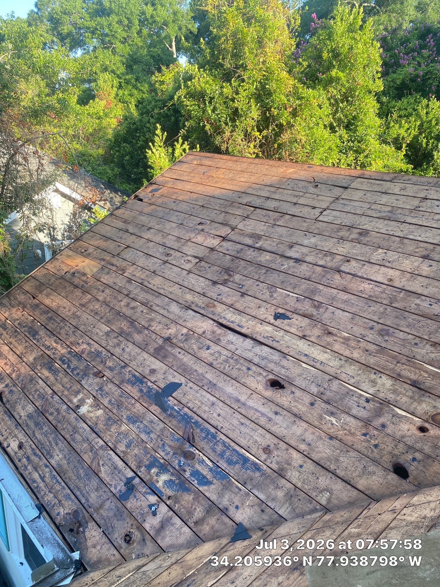 Roof Replacement Using CertainTeed Landmark Pro Shingles in Wilmington NC by RGR Construction and Roofing, LLC