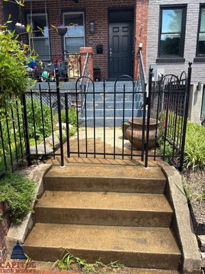 Custom Iron Gate To Match – Residential Security – Washington, D