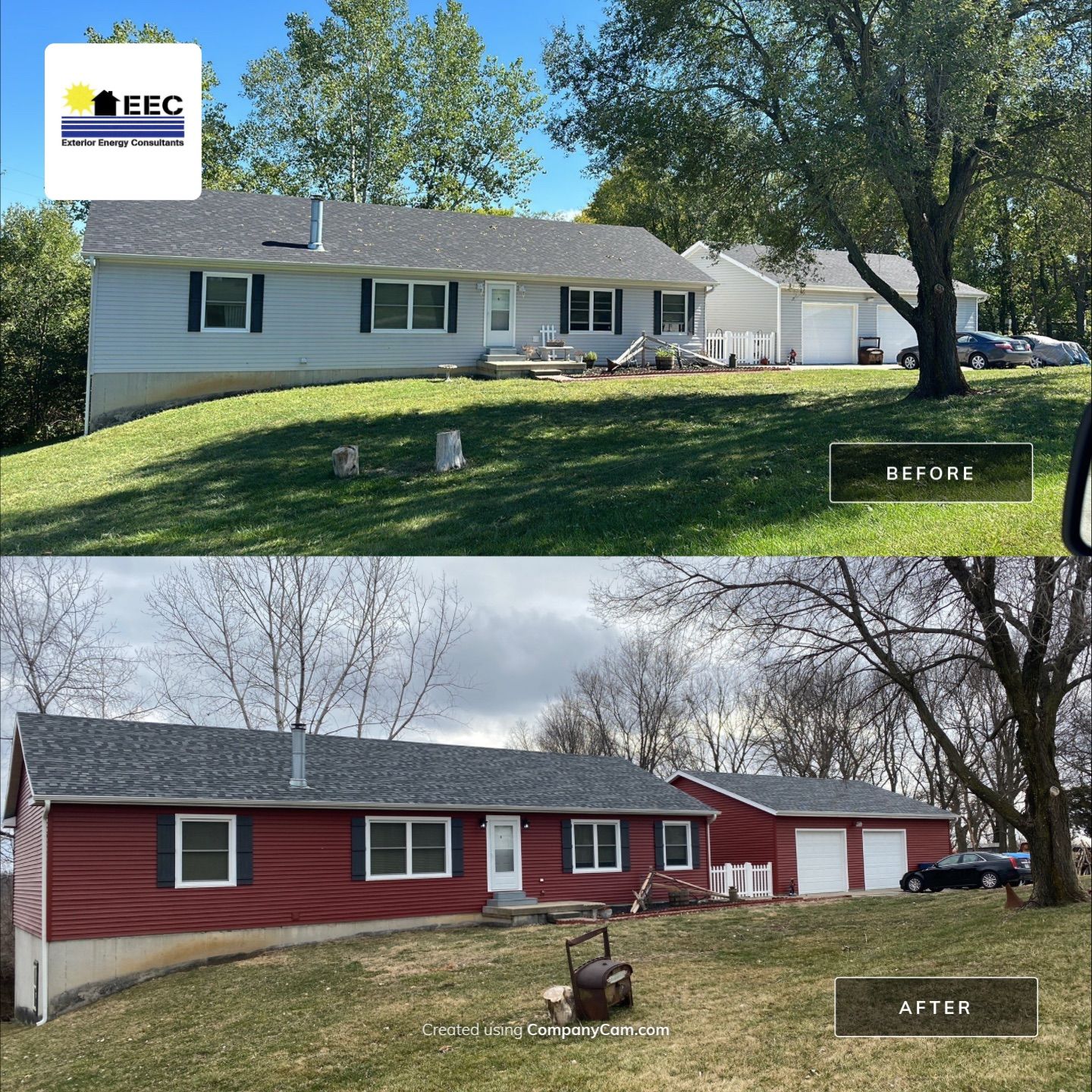 From Bland to WOW! by EEC Windows, Siding & Roofing