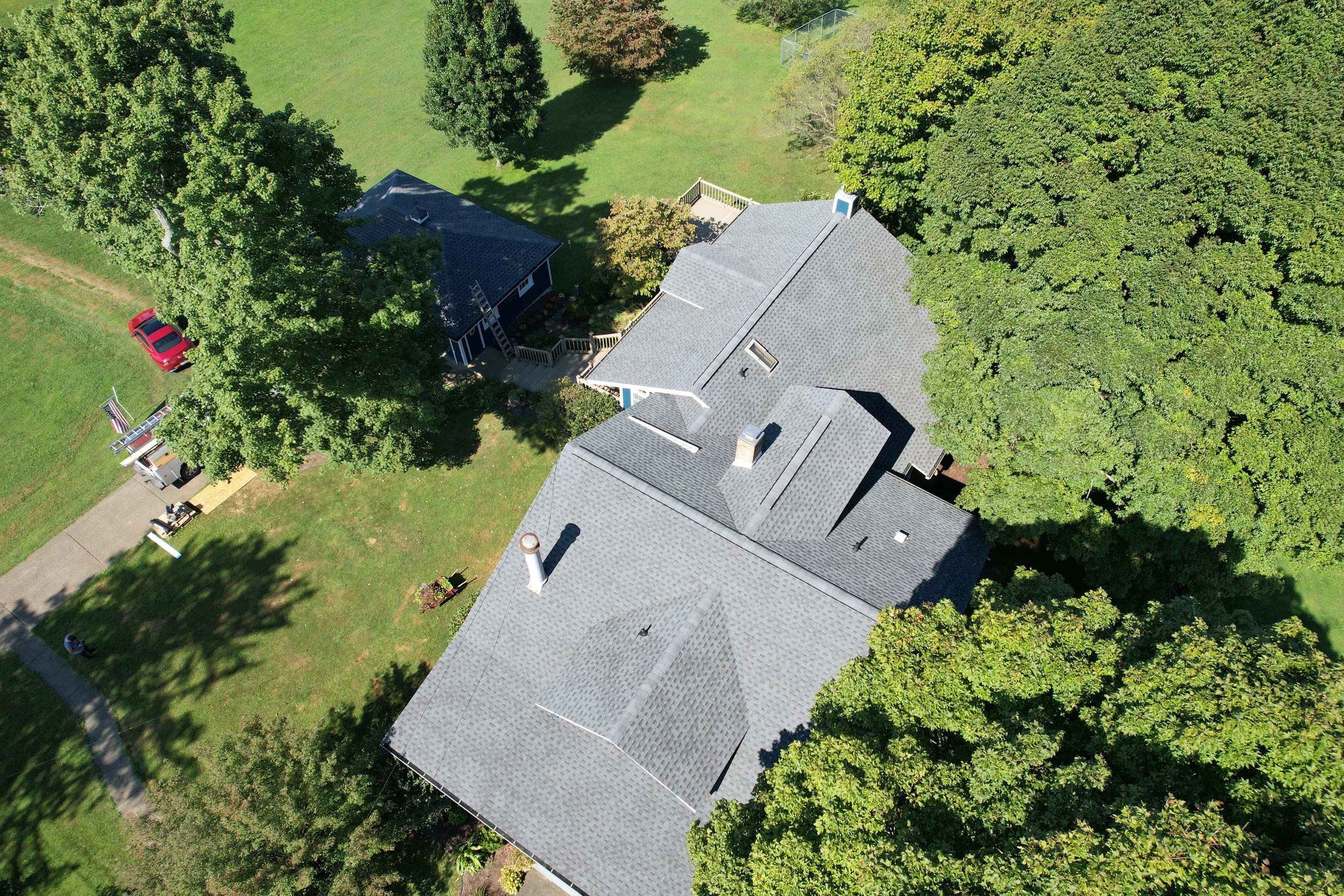 Residential Roofing Installation using GAF Timberline HDZ, Pewter Gray by Rainstoppers Roofing