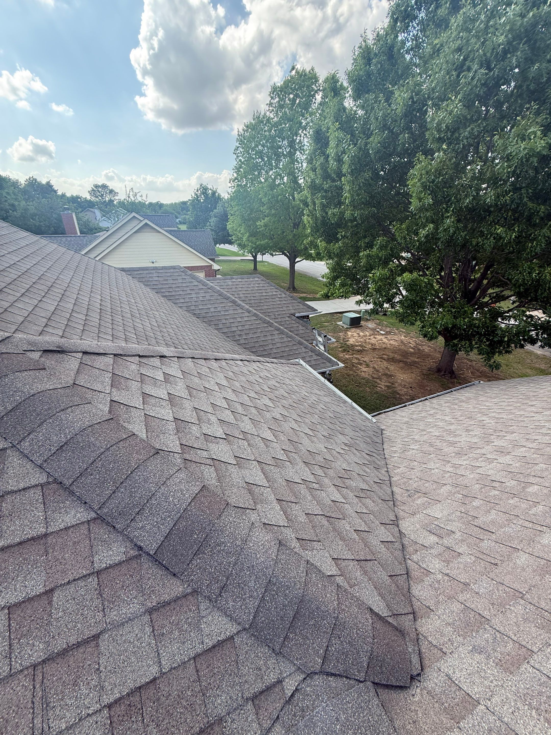 Residential Roof Replacement with IKO Cambridge Shingles in Shady Shores by First Out Roofing 