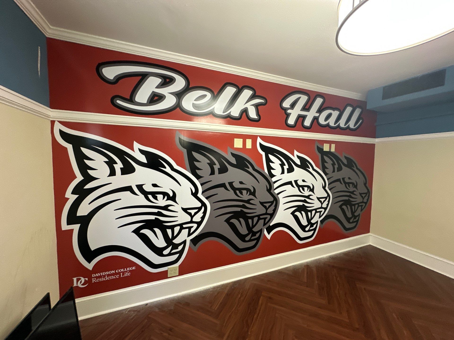 Davidson College - Interior Wall Graphic Installation by QC Signs and Graphics