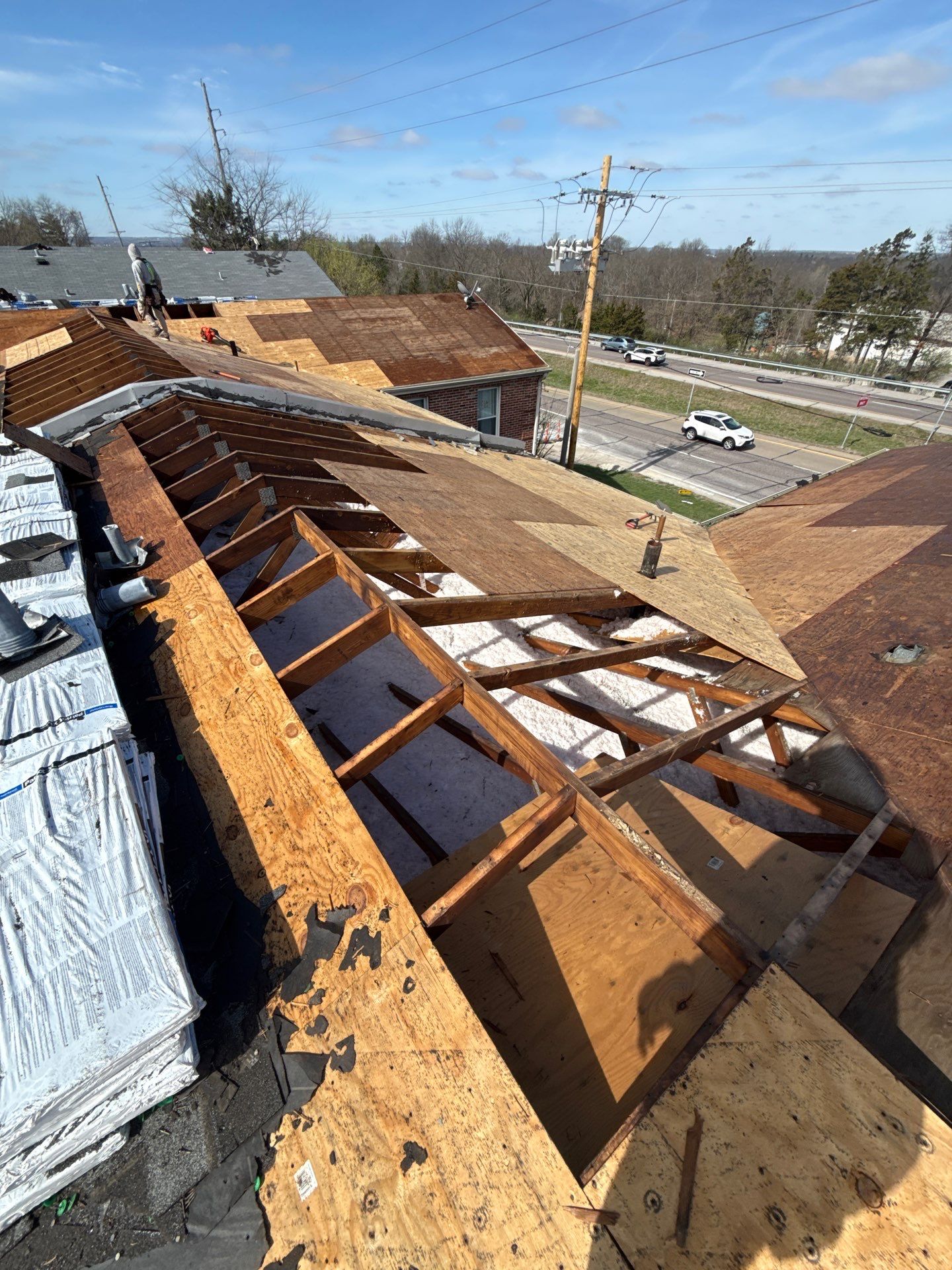 Multi-Unit Roof Replacement and Decking Repair in St. Louis by Acute Roofing And Exteriors 