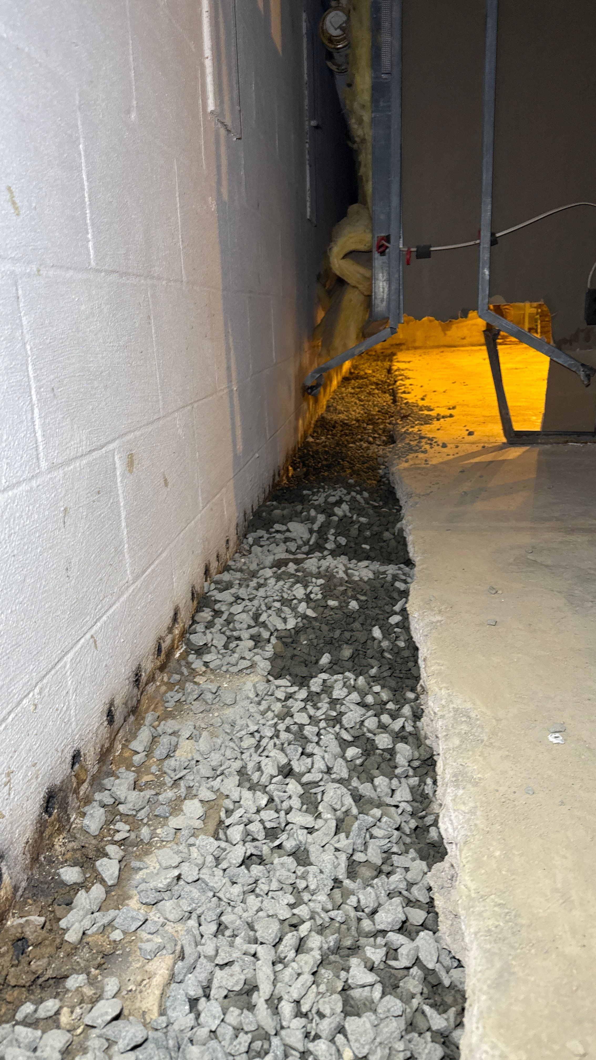 Interior French Drain in Princeton, NJ by Pure Service Pro, LLC 