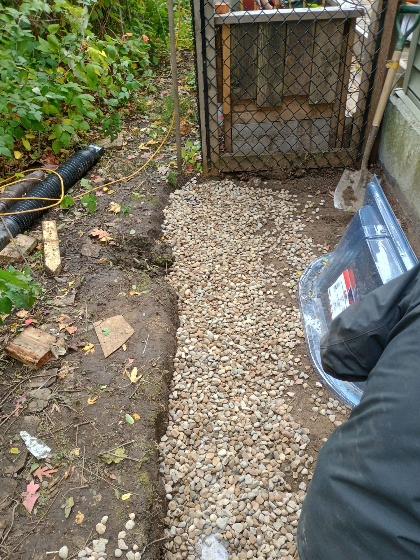 A French Drain for Maya by Waterproofing Northeast