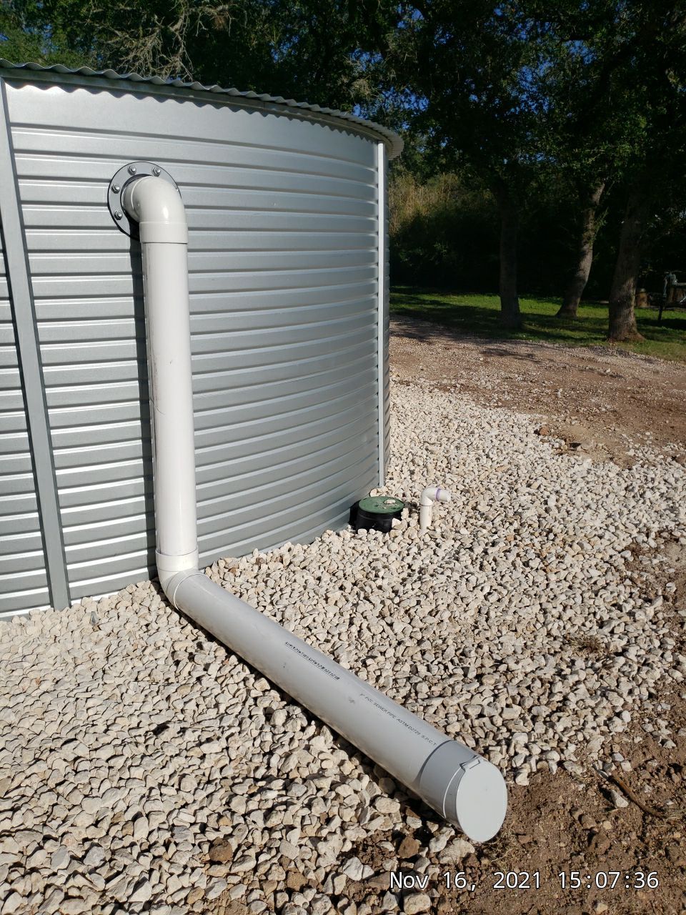 10000 gallons for water security. by Hill Country Rain Water