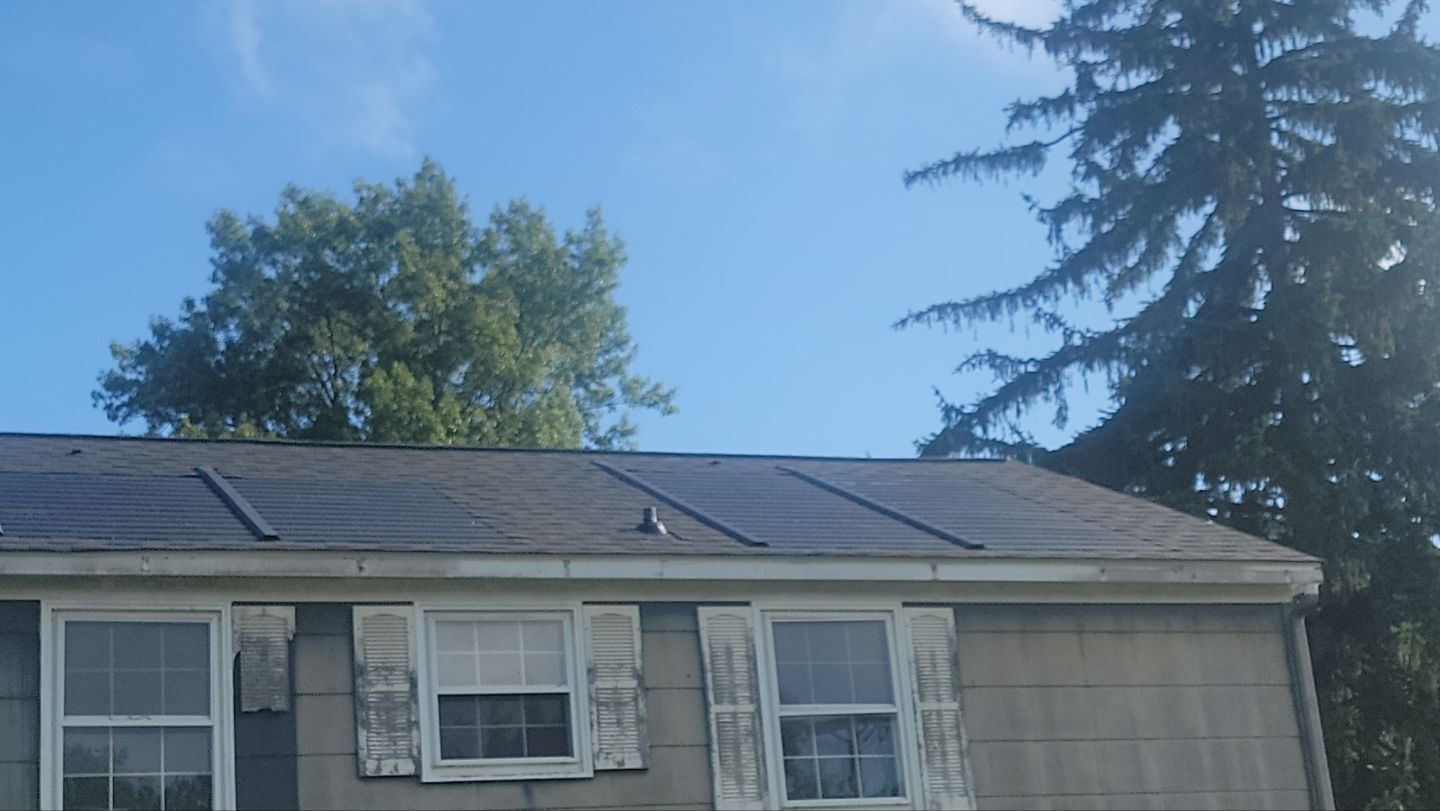 Roof and Solar Installation using GAF Timberline Solar HDZ by ExteriorPros