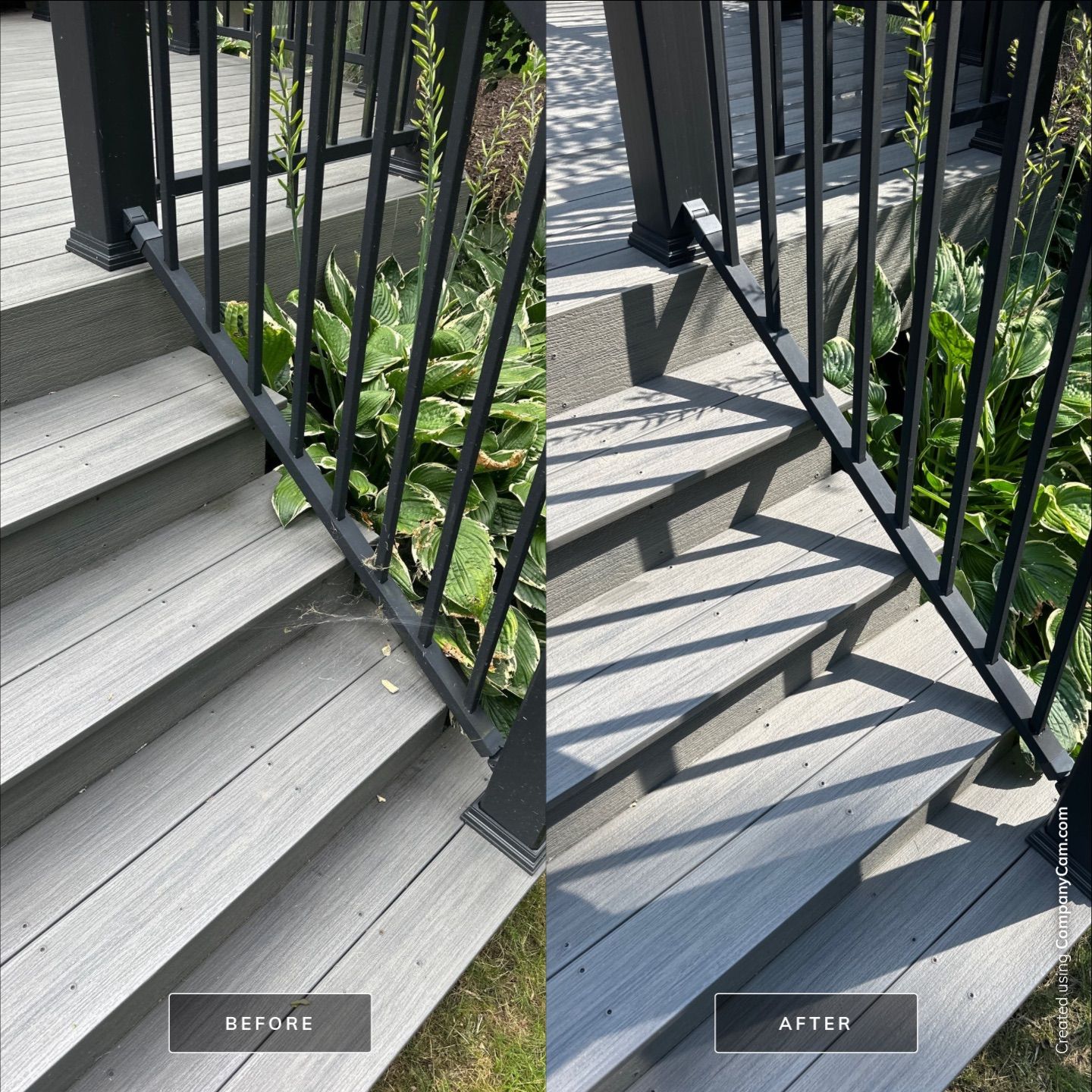 Project in Crystal Lake by Simmons Power & Soft Washing