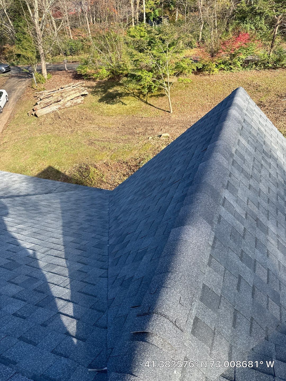 Residential Roofing Installation using Owens Corning TruDefinition Duration AR - Estate Gray & White Double 4 Siding by A Plus Exterior