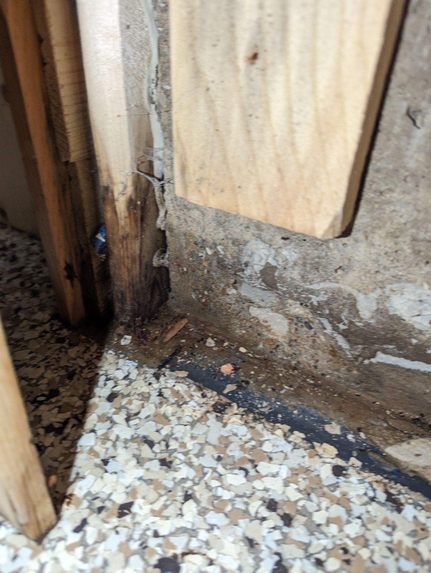 Interior Foundation Crack Repair by Allied Water Services