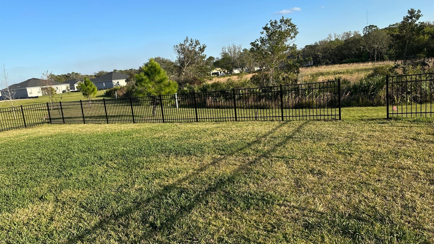 Aluminum Fence Installation using Black 3 Rail Aluminum Fence by Asap fence and gates, LLC