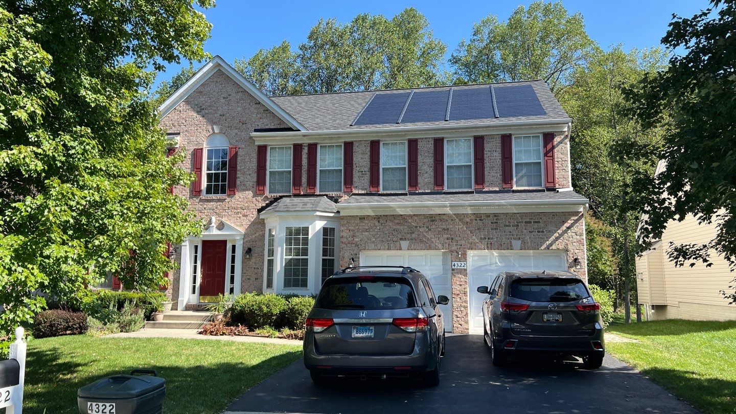 GAF Timberline Solar Roof Ellicott City, MD by American Home Contractors