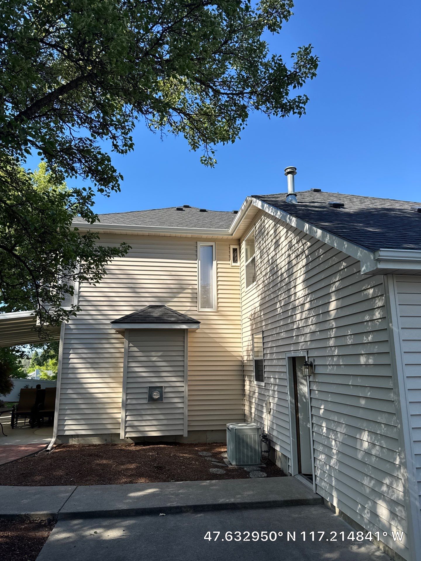 Asphalt Shingle Roof Replacement and Skylight Installation in Spokane Valley S Bannen Ct Spokane Valley WA 99037  The Denali System - Certainteed Landmark® Shingle- Moire Black by Alpine Roofing