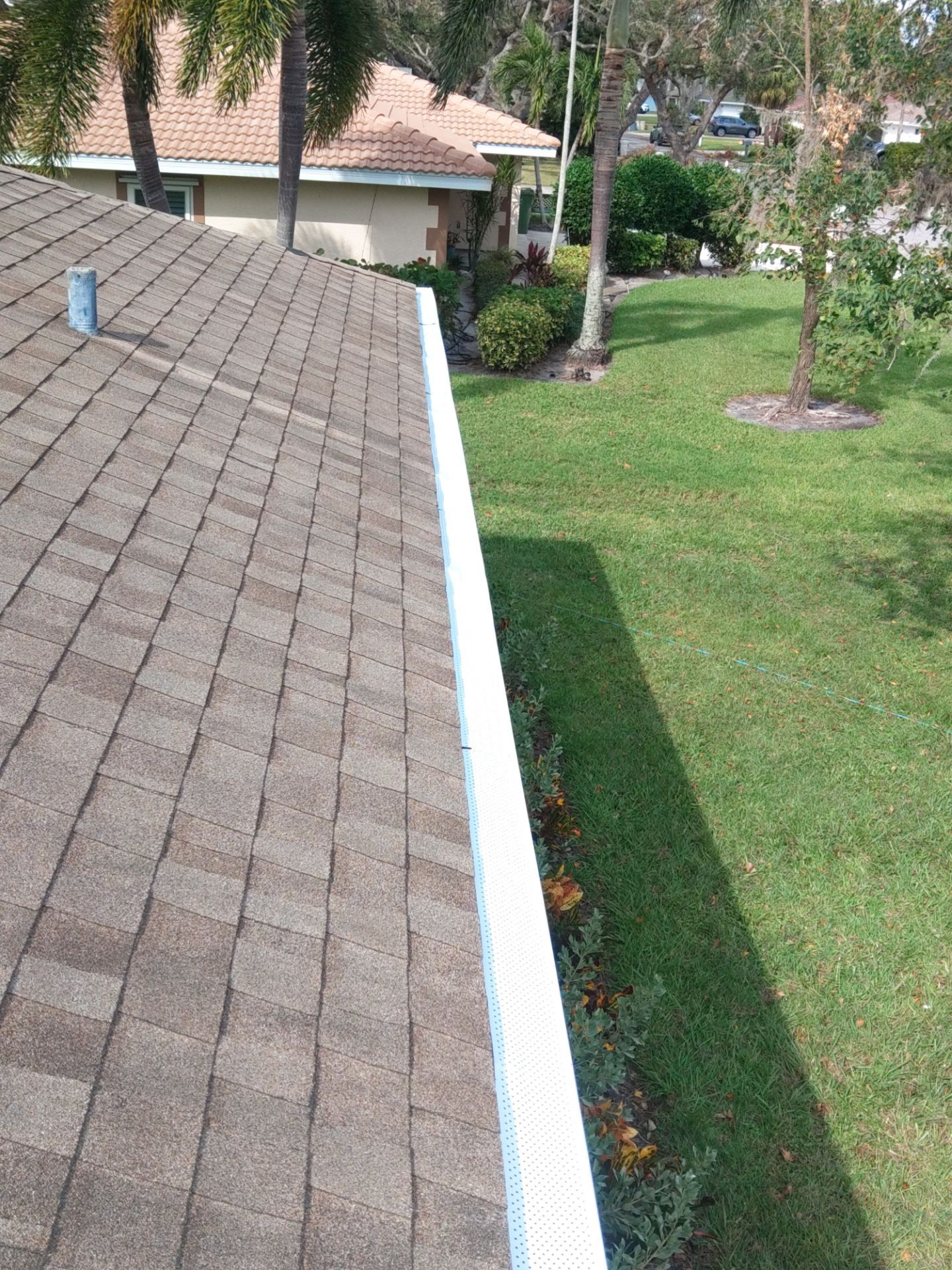 Leaf Guard System Installation in Sarasota FL by Gutter Professors
