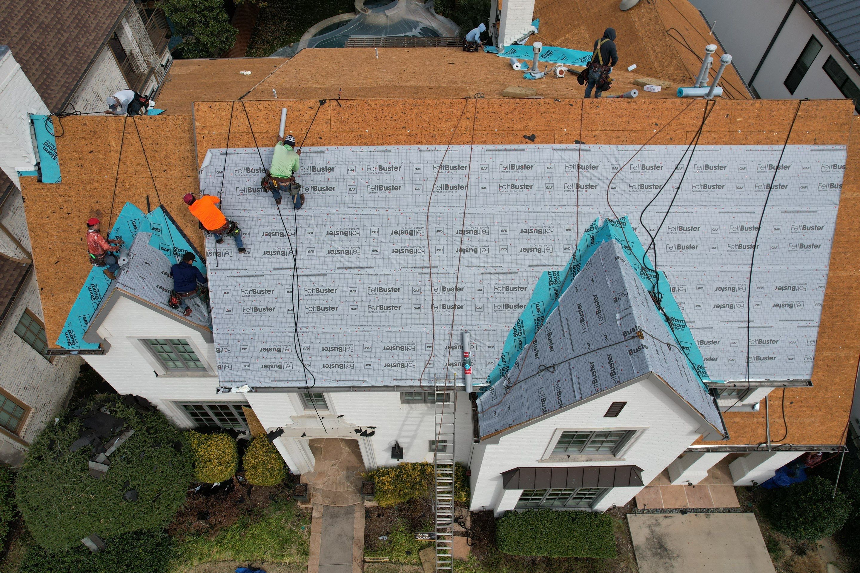 Project in Dallas by Zeus Exteriors