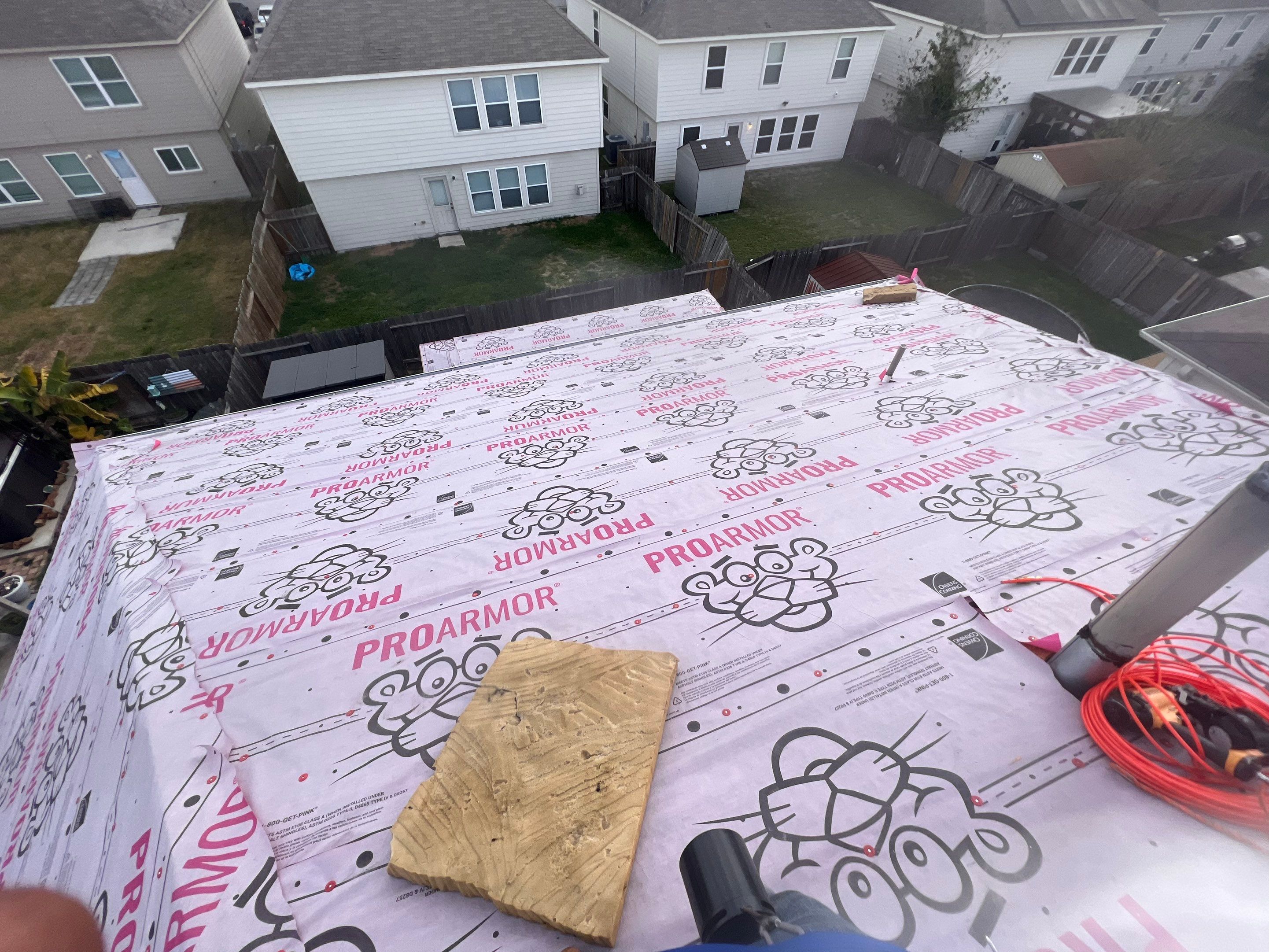 Residential Roofing Repair using Owen's Corning Duration (Lifetime) Shingles by Roof Repair Company