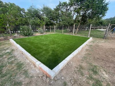 Small Artificial Turf Play Area