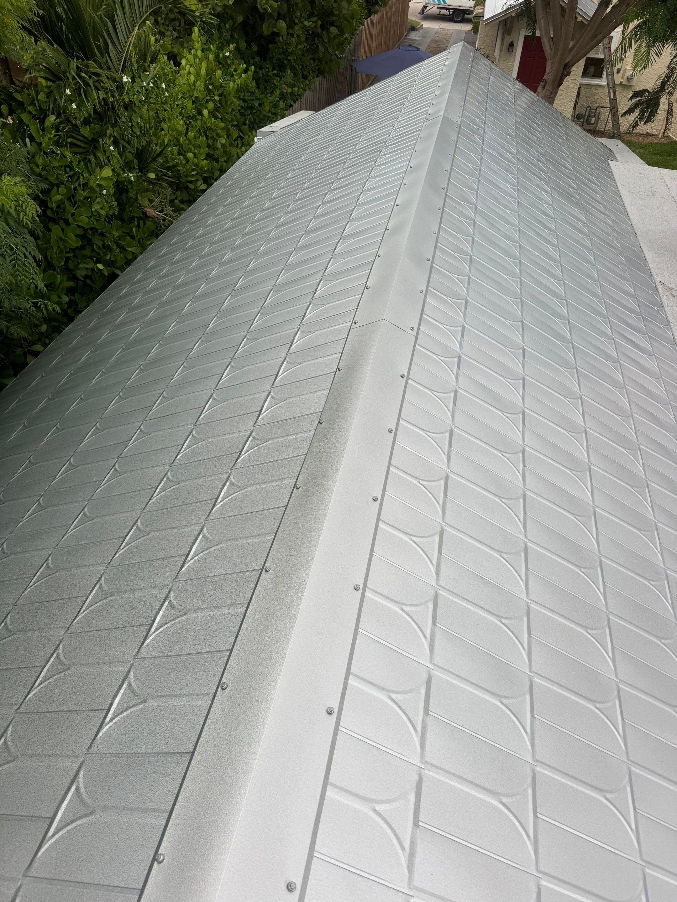 24ga 1" Nail-Strip Mill Finish by Total Roofing System The Metal Roof Experts