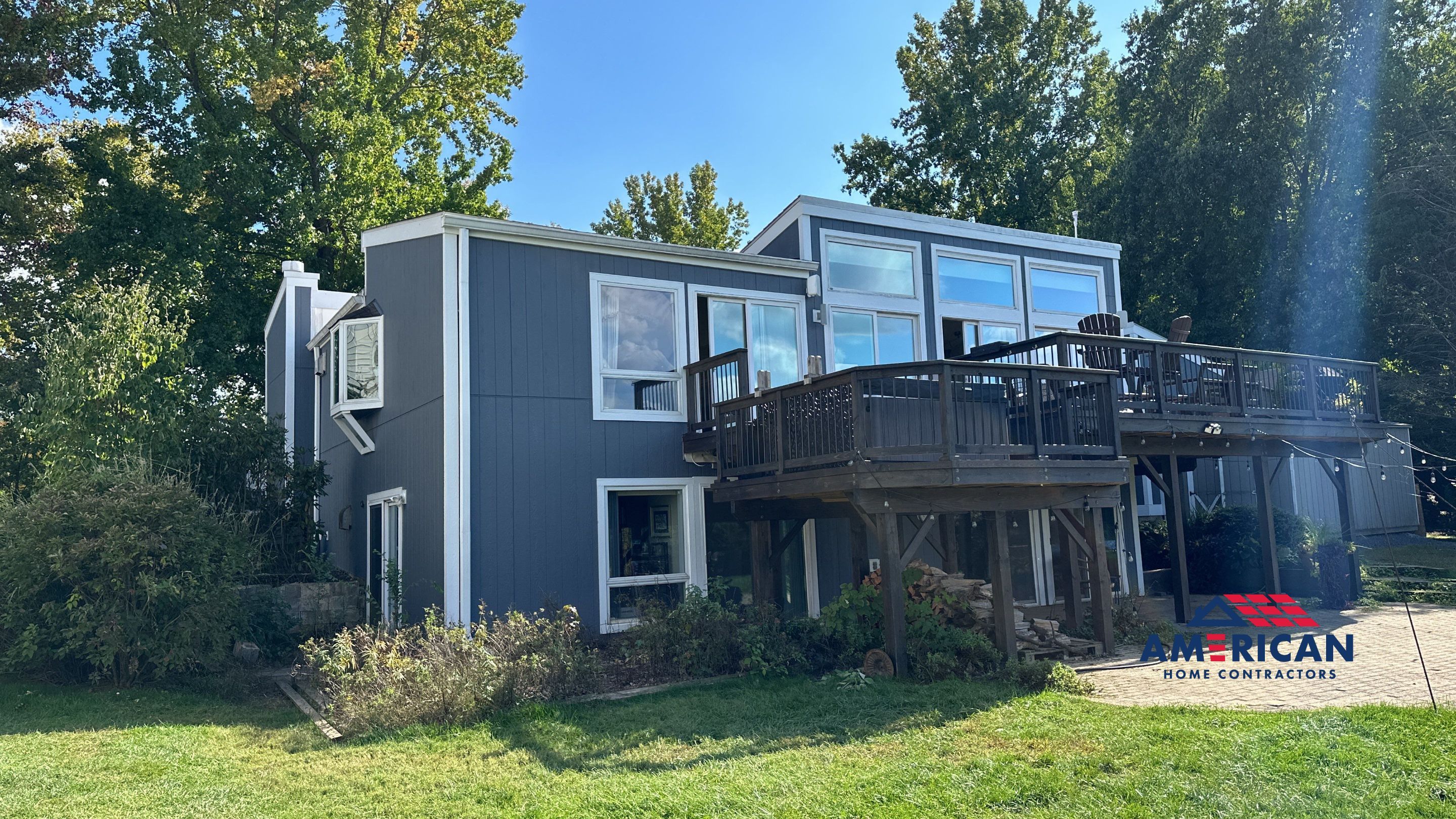 LP SmartSide Install in Columbia, MD by American Home Contractors