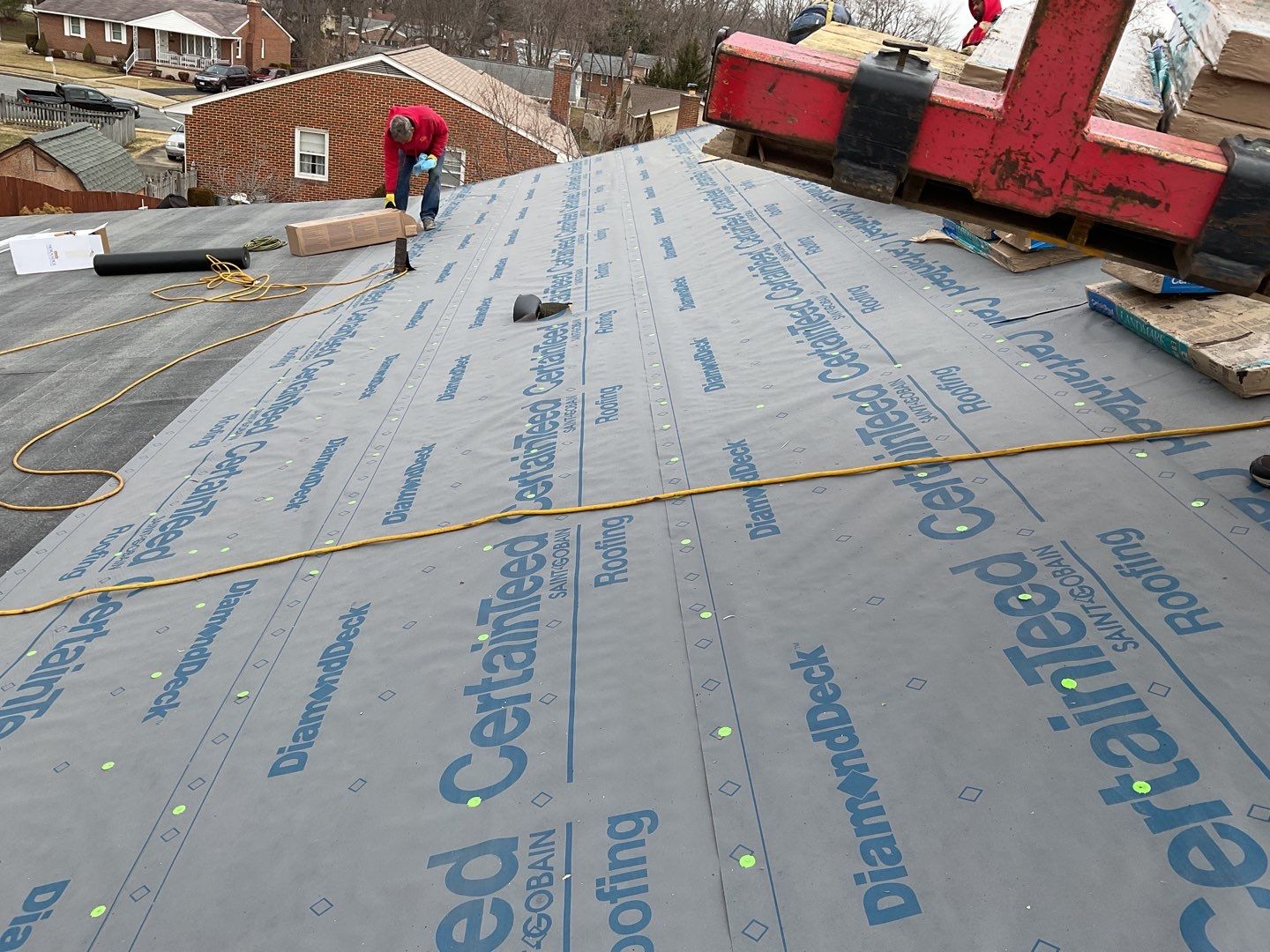 Residential Roofing Installation using CertainTeed Shingles by Alpha Design Services