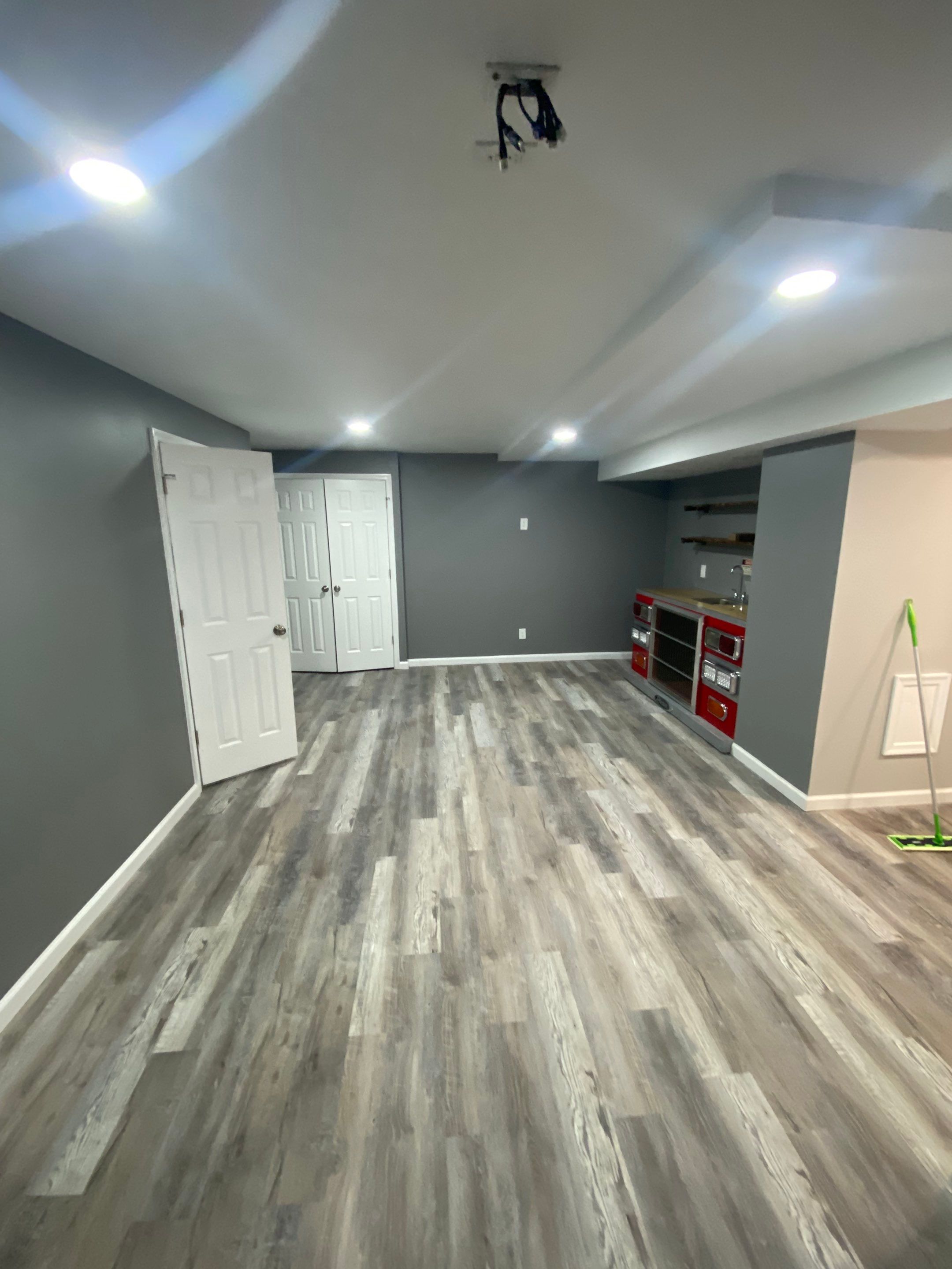 Complete Basement Buildout by The Smet Companies, LLC