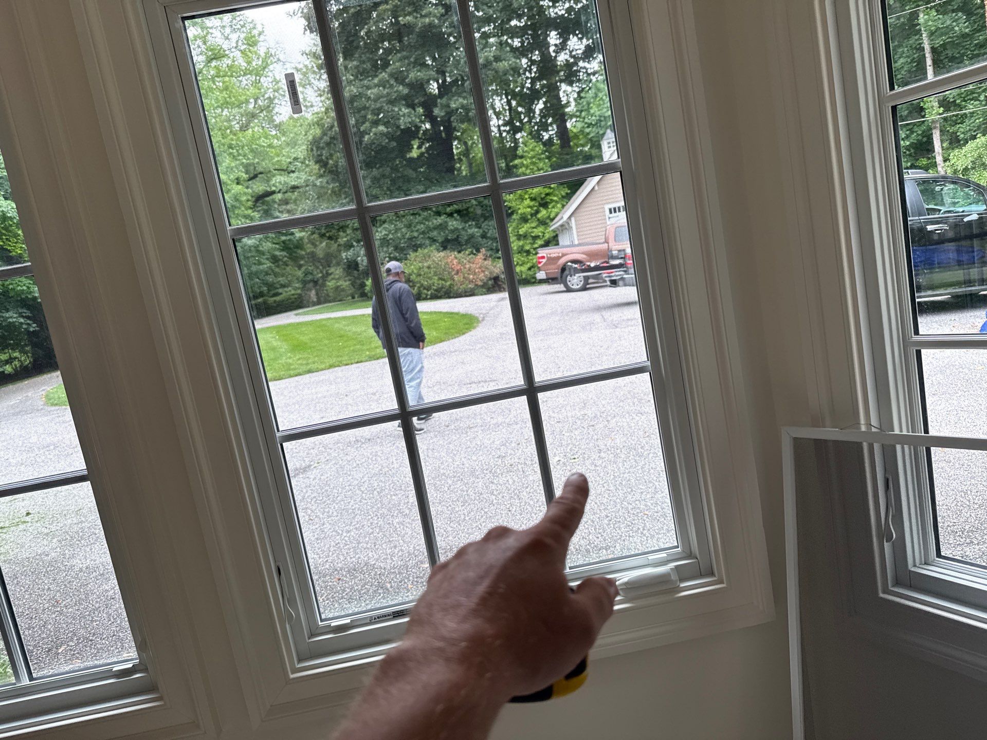 Custom Multi-Pane Window Replacement on Maryland Stone Residence by Forbes Design Center