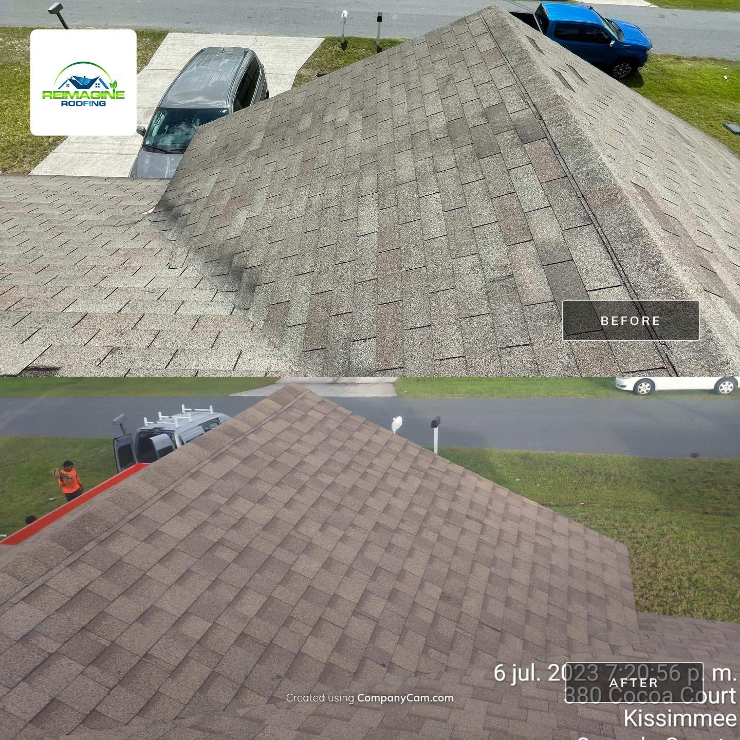 Weathered Wood Shingles by Reimagine Roofing