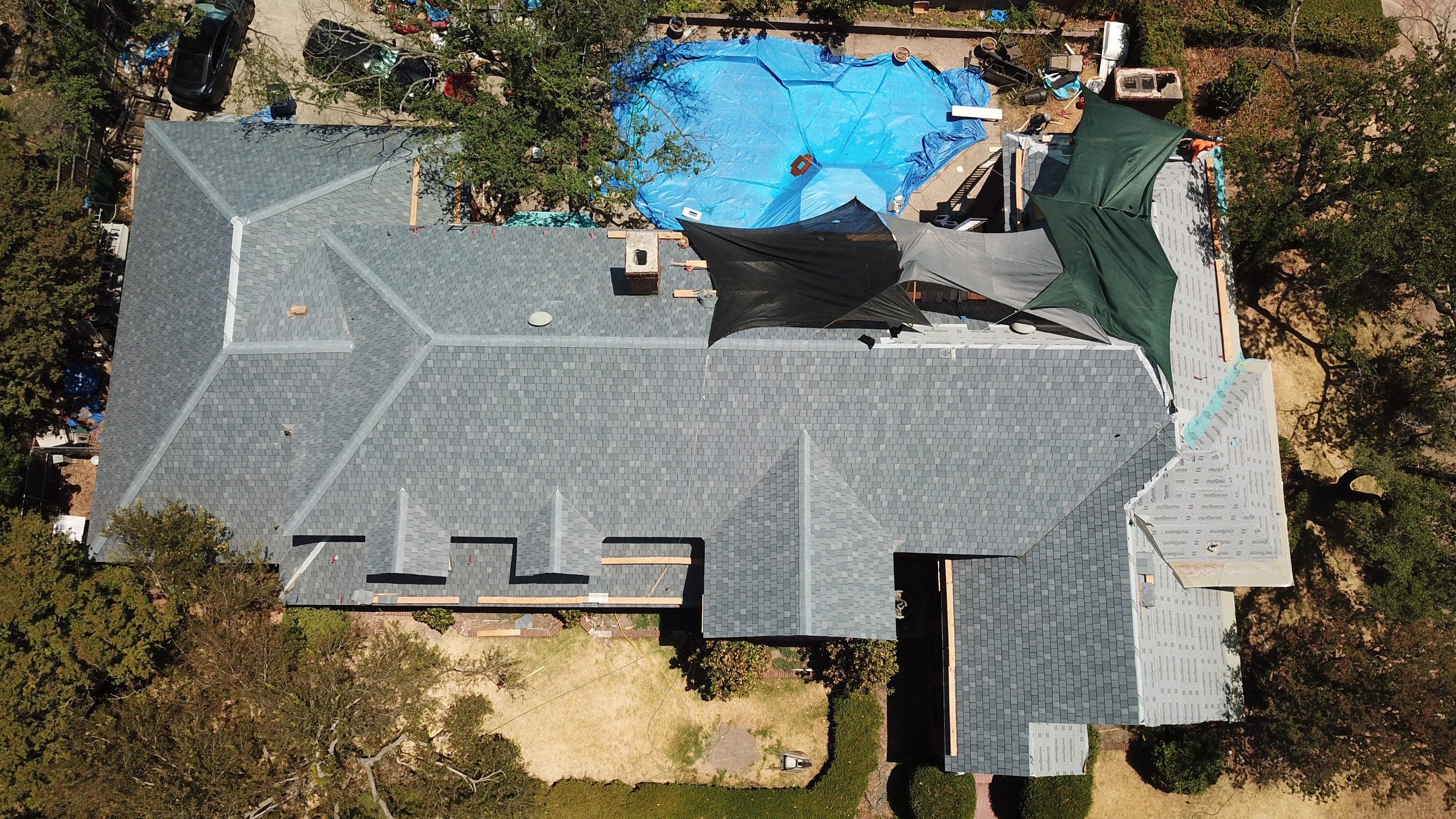 Residential Roofing Installation using Dal-TIle Perennial Slate by Roof Experts