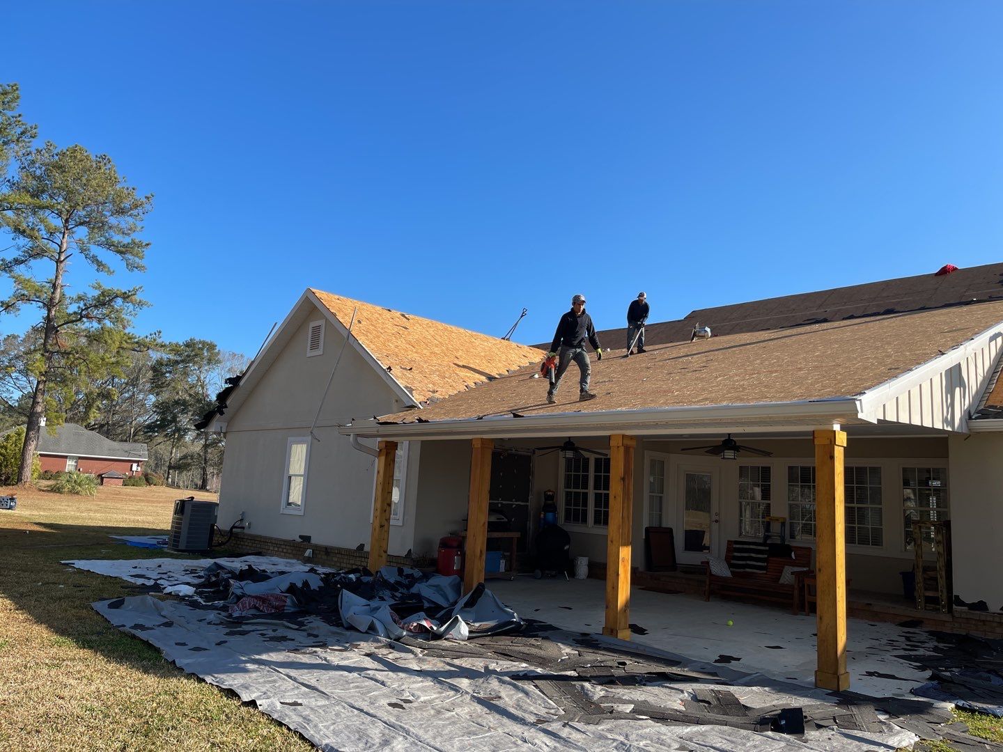 Residential Roofing Installation using Roof Replacement by American Roofing & Construction LLC