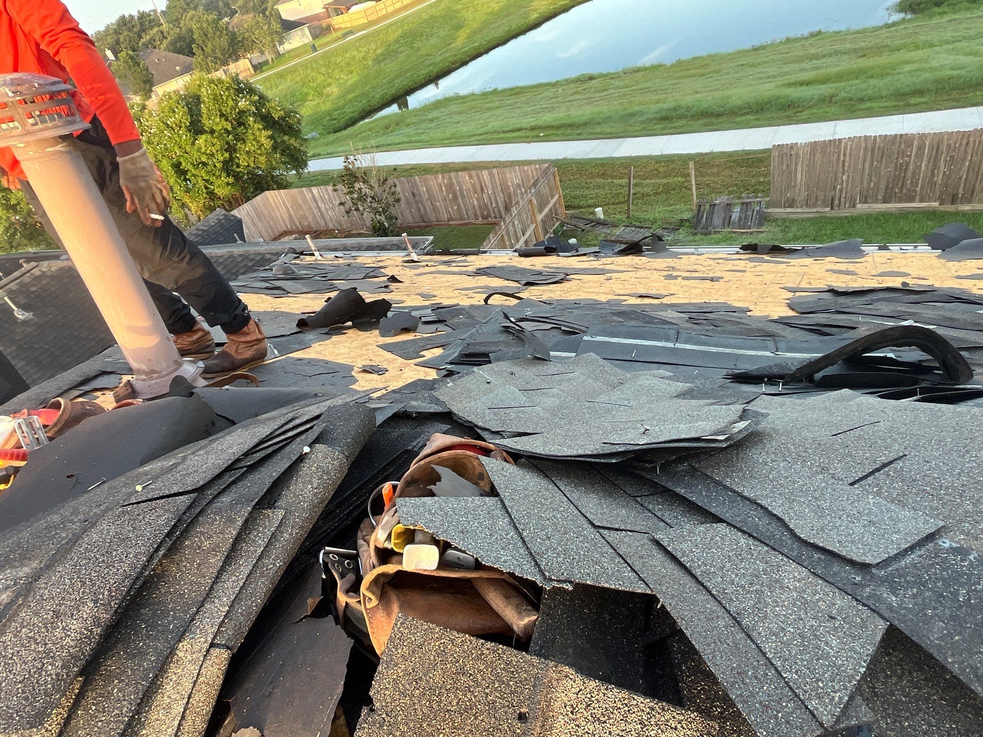 Residential Roofing Installation using Owen's Corning Duration (Lifetime) Shingles by Roof Repair Company
