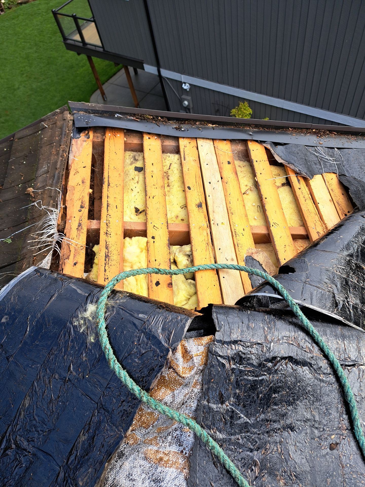 Bad EuroShield Install to Shingles in Issaquah by Roof Smart