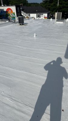 Roof Installation using Flat Roof - EPDM