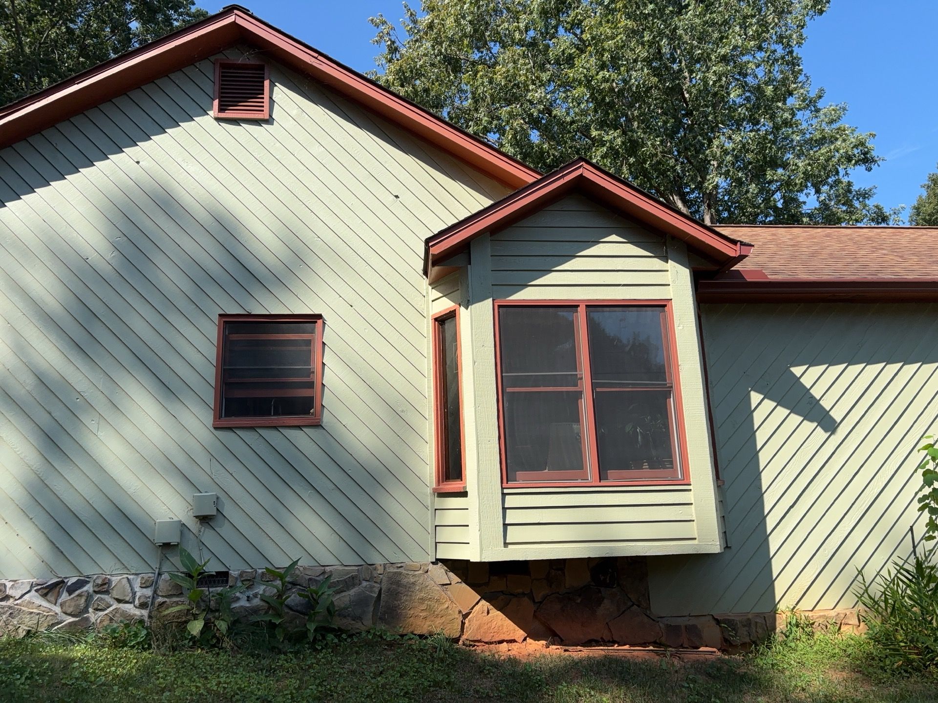 Exterior Painting and Deck Stain in Stone Mountain, GA by Nelson Exteriors