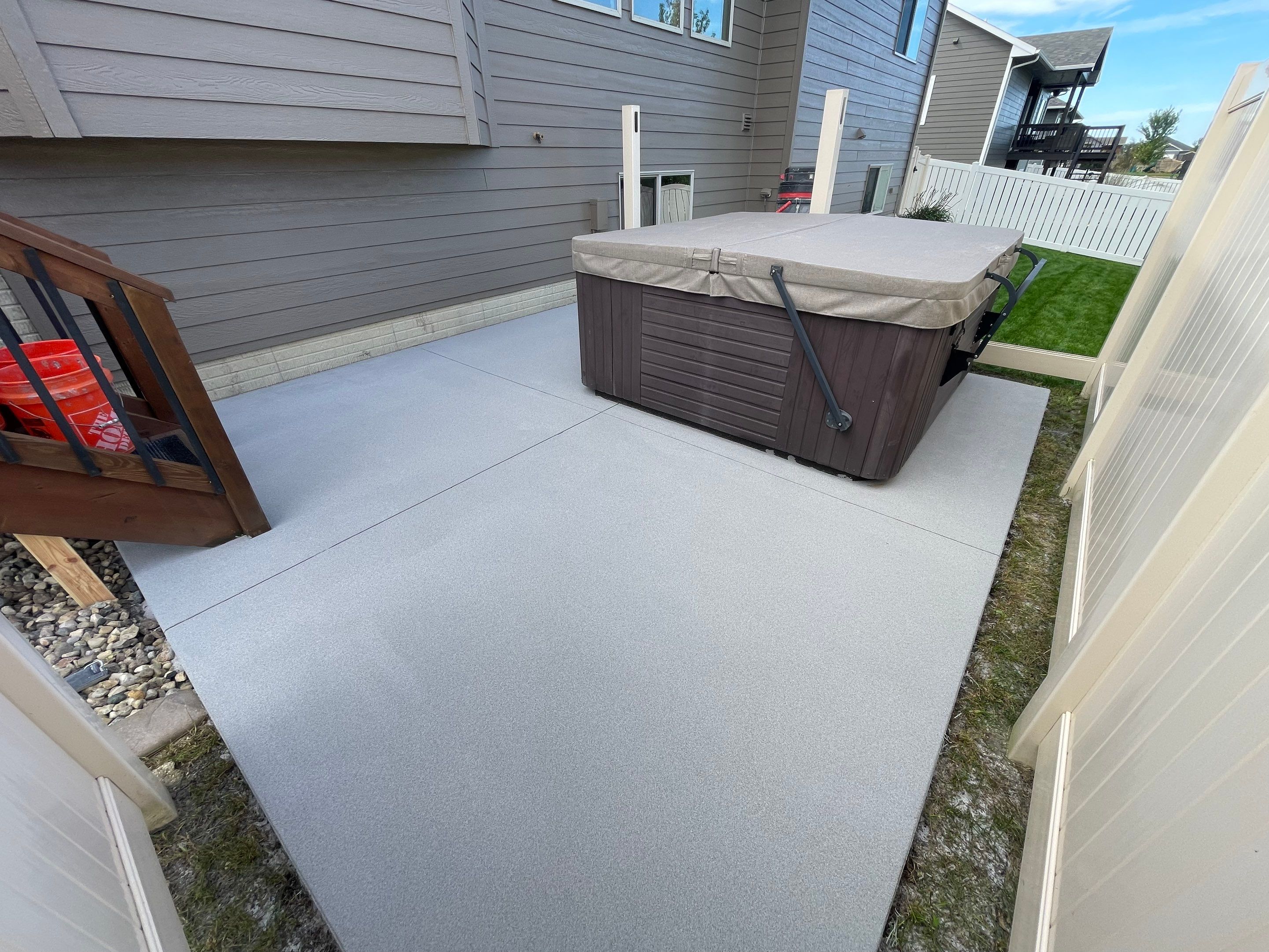 Garage and Patio Concrete Coatings in Sioux Falls by Select Painting, Coatings & Garage Cabinets