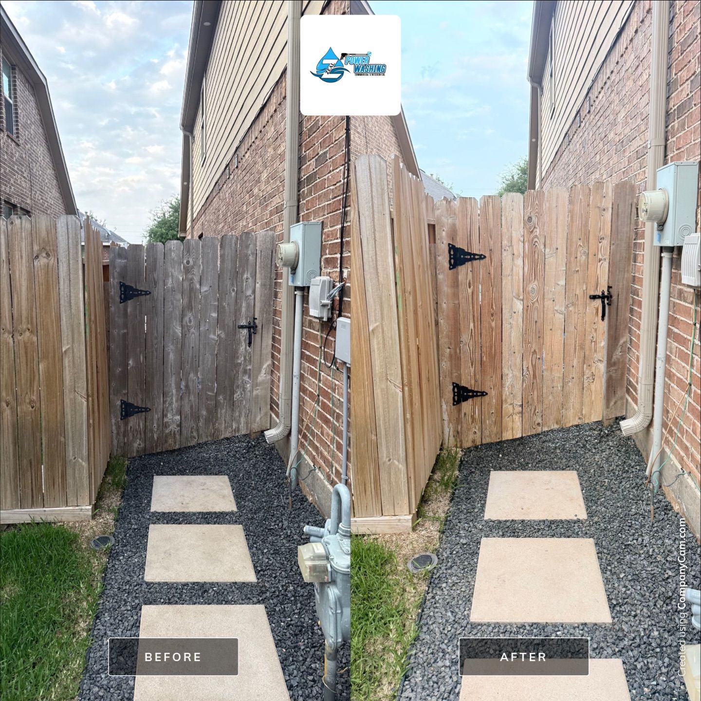 Residential Wood Fence Restoration and Protective Staining in Katy by Zeal Power Washing