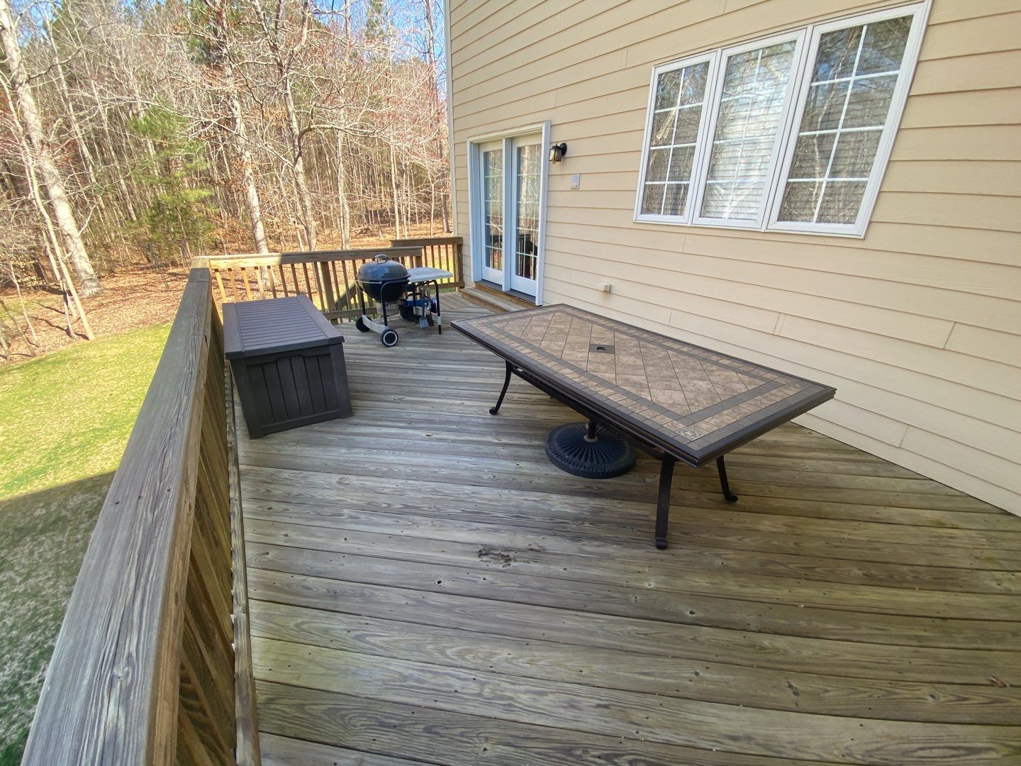 Weathered Deck using Wood Sealant by DuraSeal