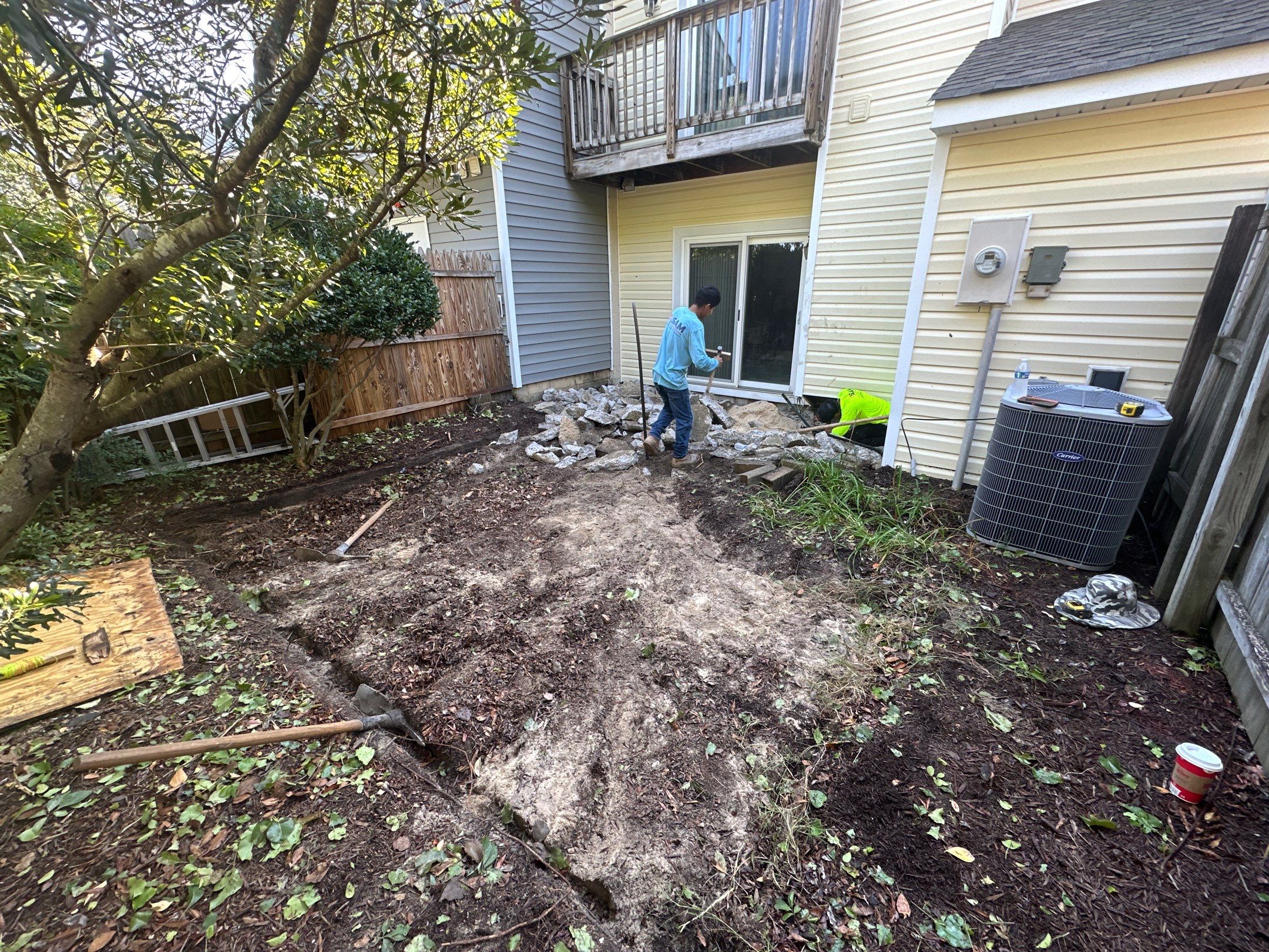 Project in Virginia Beach by Sam The Concrete Man Virginia Beach