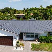 24ga 1" Nail-Strip Charcoal Gray  by Total Roofing System The Metal Roof Experts