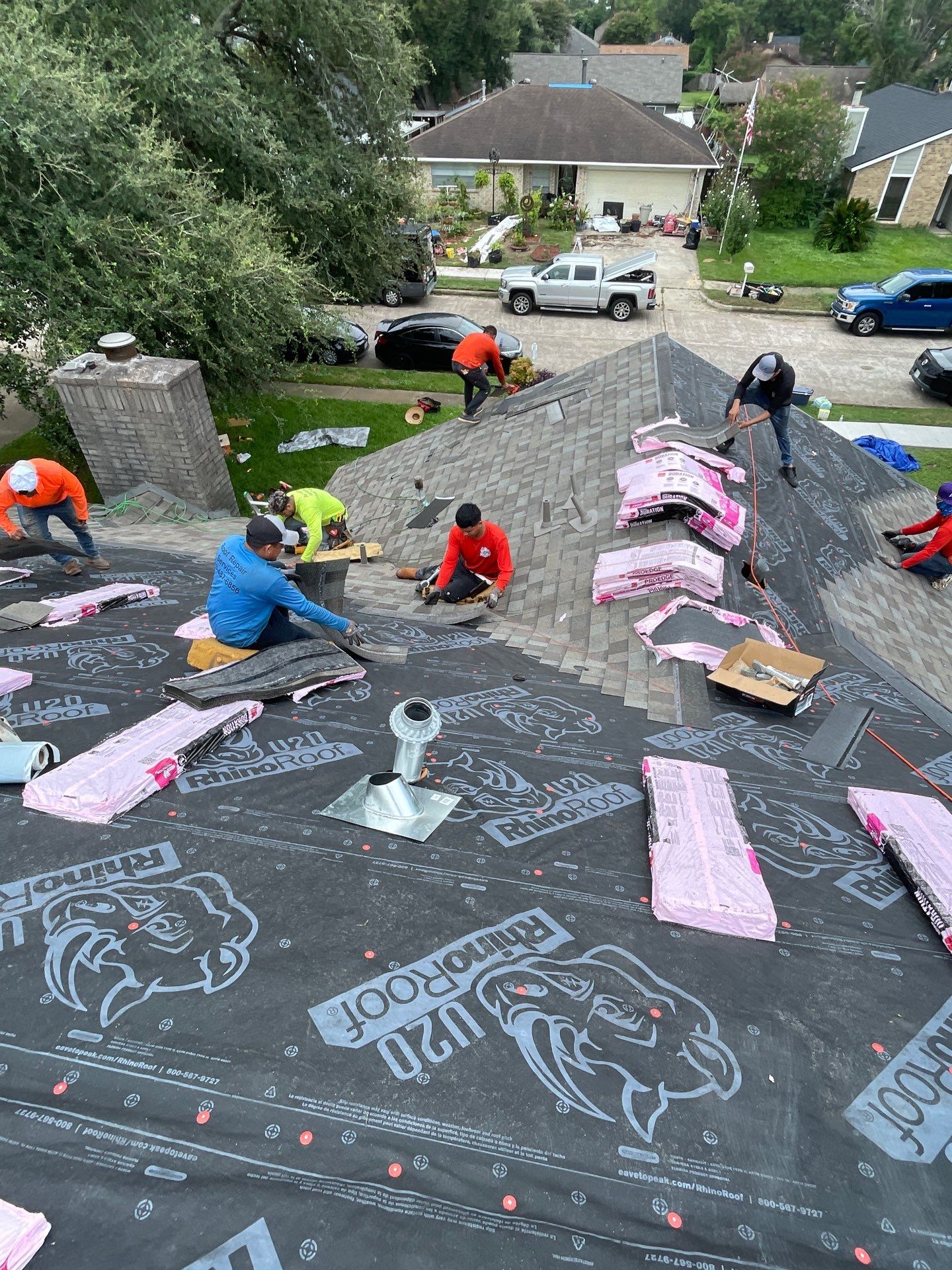 Residential Roofing Repair using Owen's Corning Duration (Lifetime) Shingles by Roof Repair Services LLC