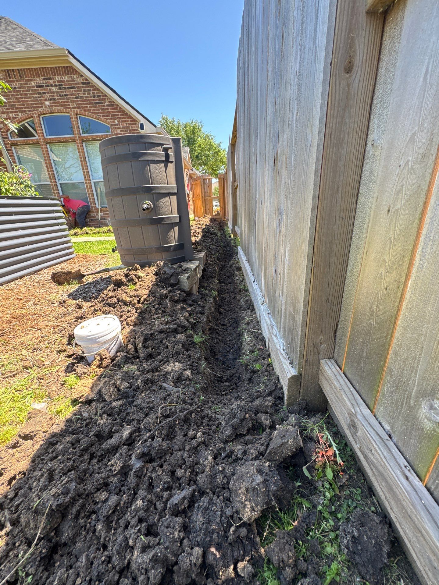 🌧️ Mrs.Scott – Yard Protection & Water Management Upgrade by Texas Urban Elements