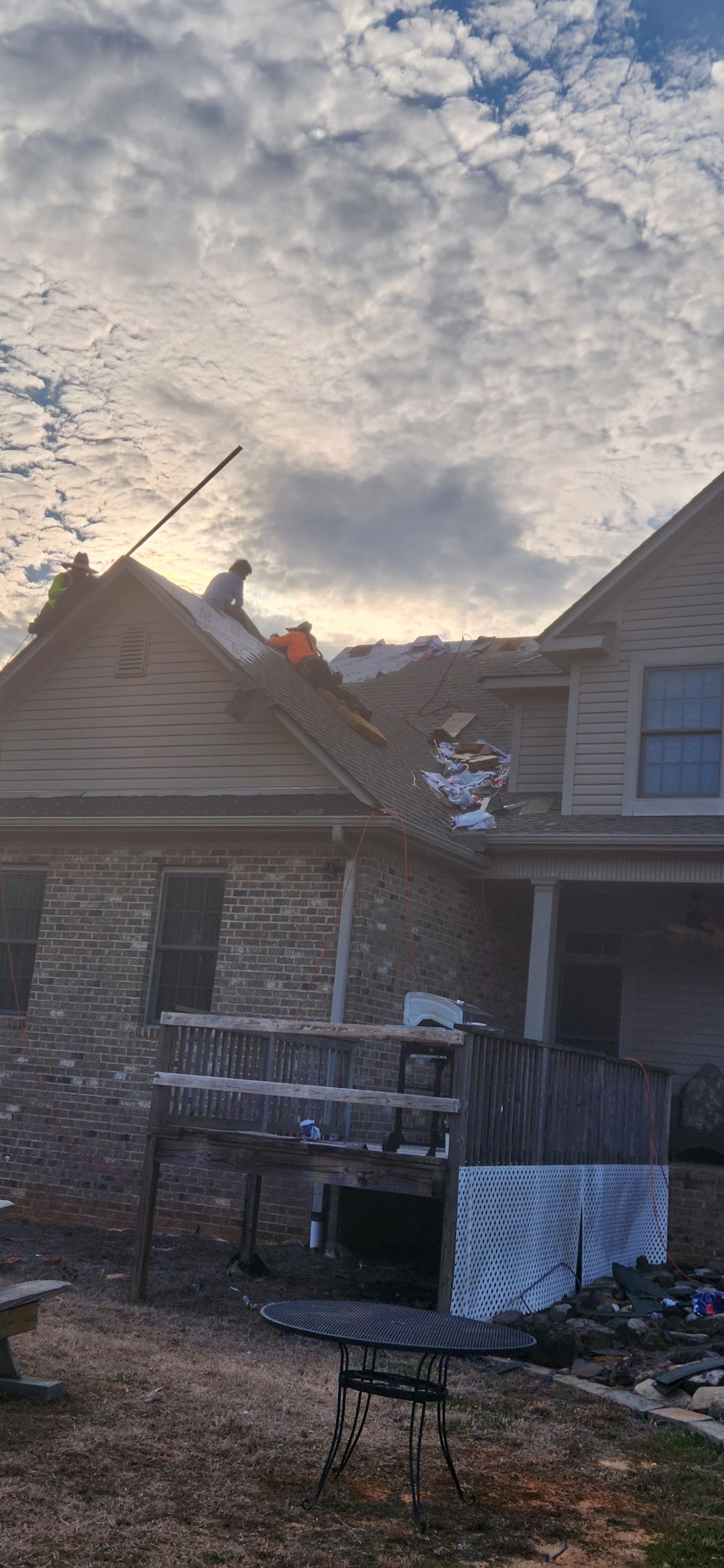 GAF Weathered Wood and Custom Copper by Just In Time Roofing and Restoration