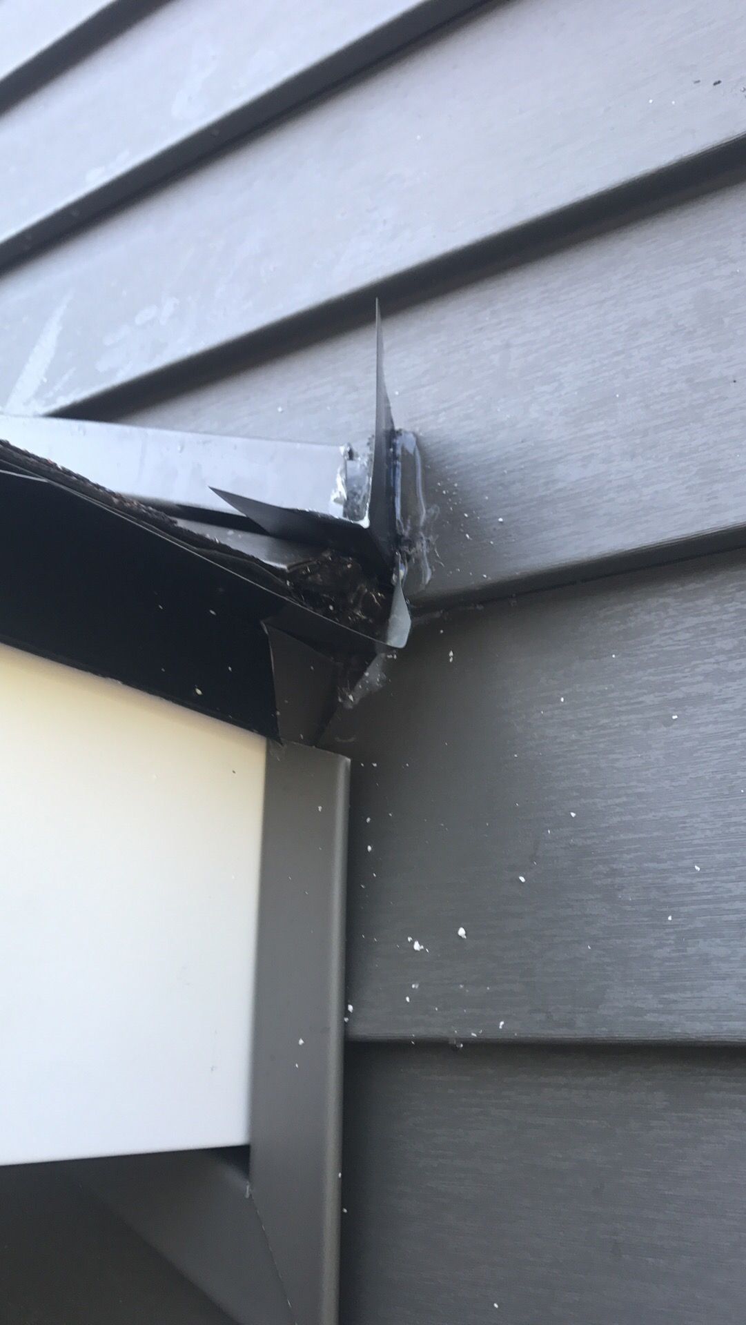ROOF SIDING GUTTER REPLACEMENT after major Stom  using Owens Corning Duration and Alside Prodigy Siding by Gorilla Exteriors Contracting, LLC