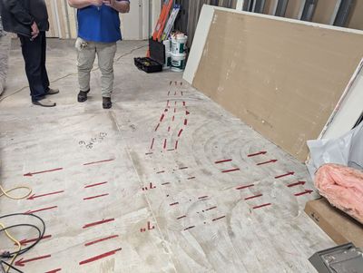 Slab Scan for Electrical Ducts