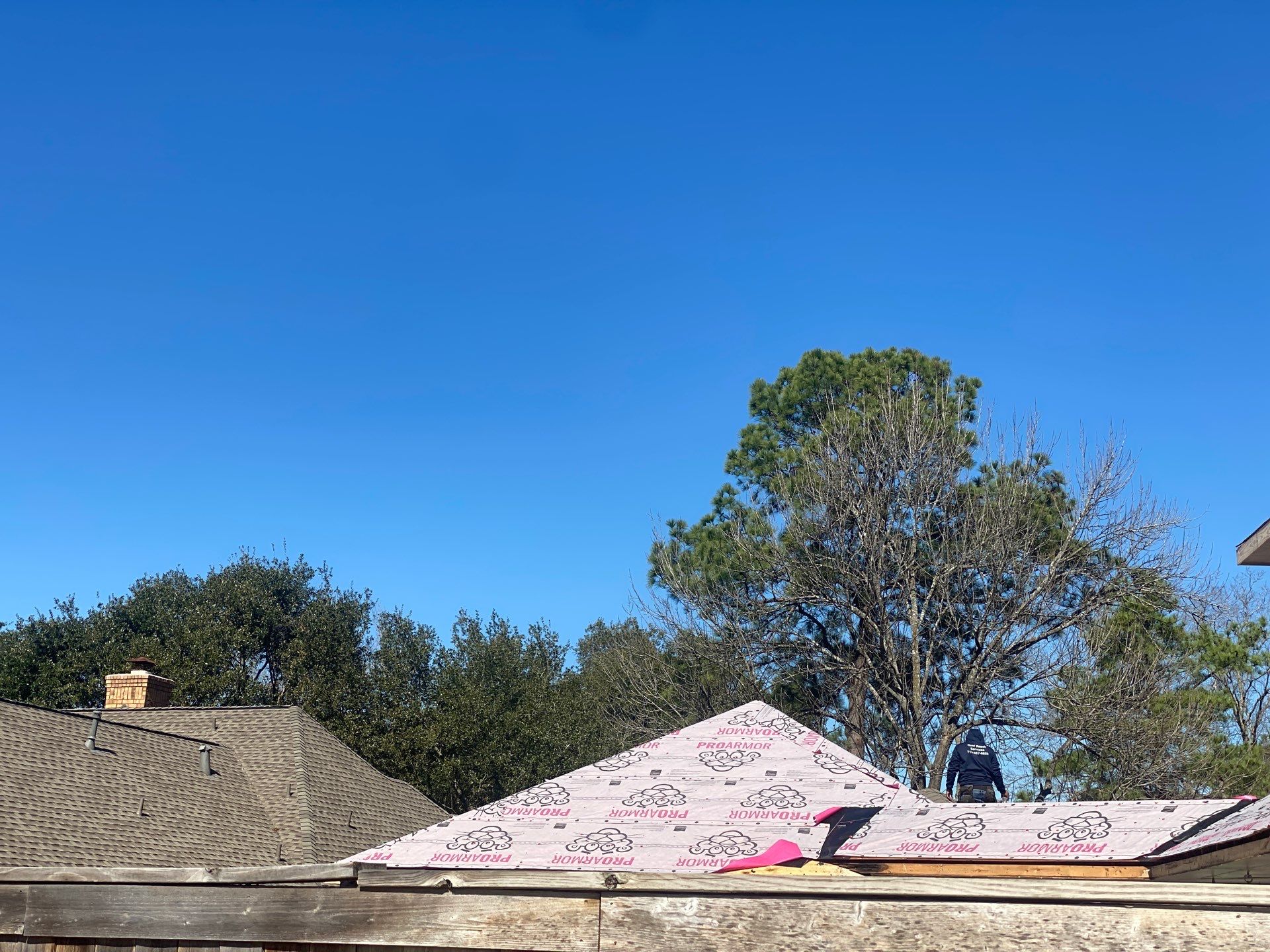 Residential Roofing Installation using Owen's Corning Duration (Lifetime) Shingles by Roof Repair Company