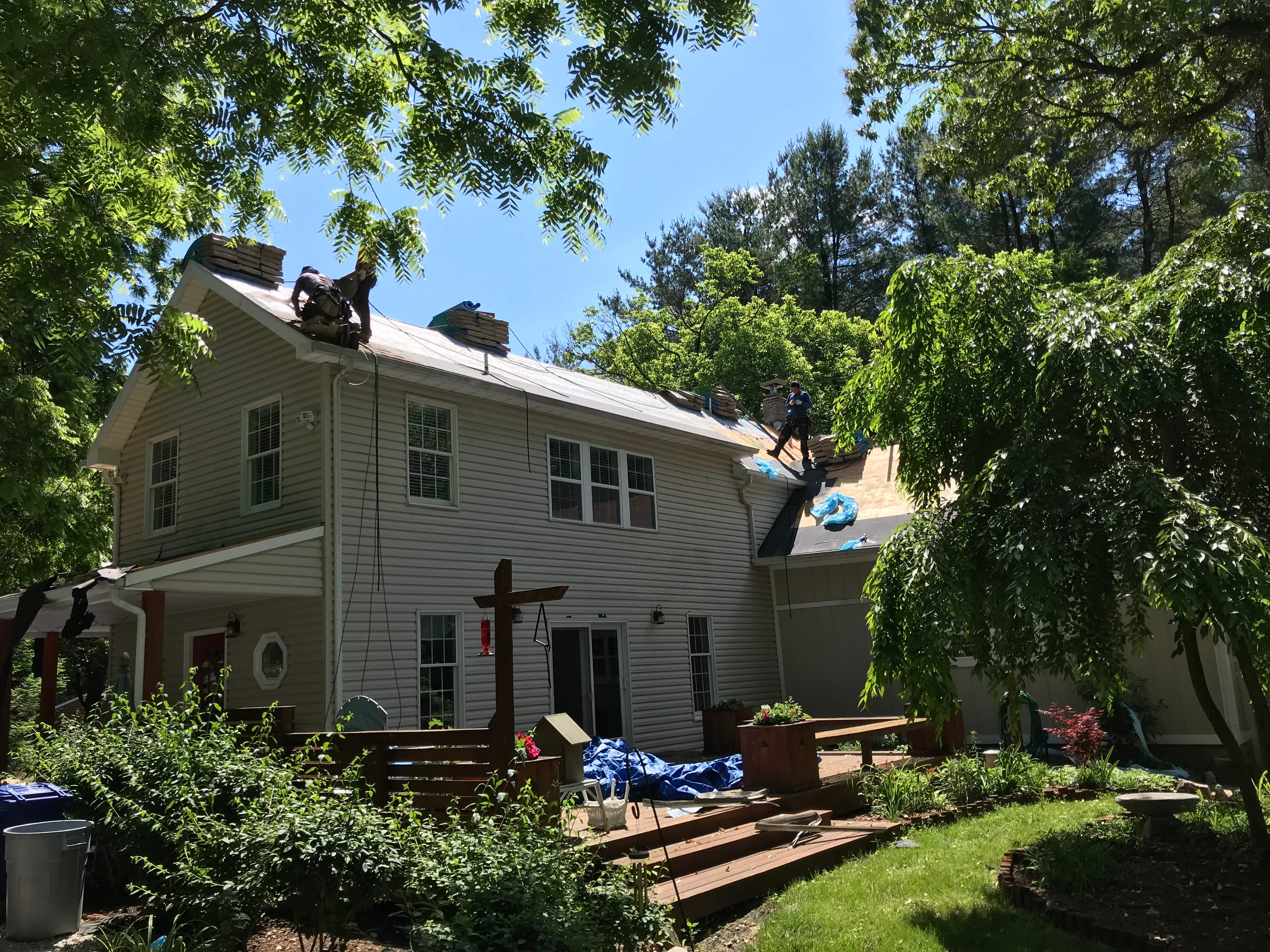 Residential Roofing Installation using Resawn Shake Shingles by Alpha Design Services
