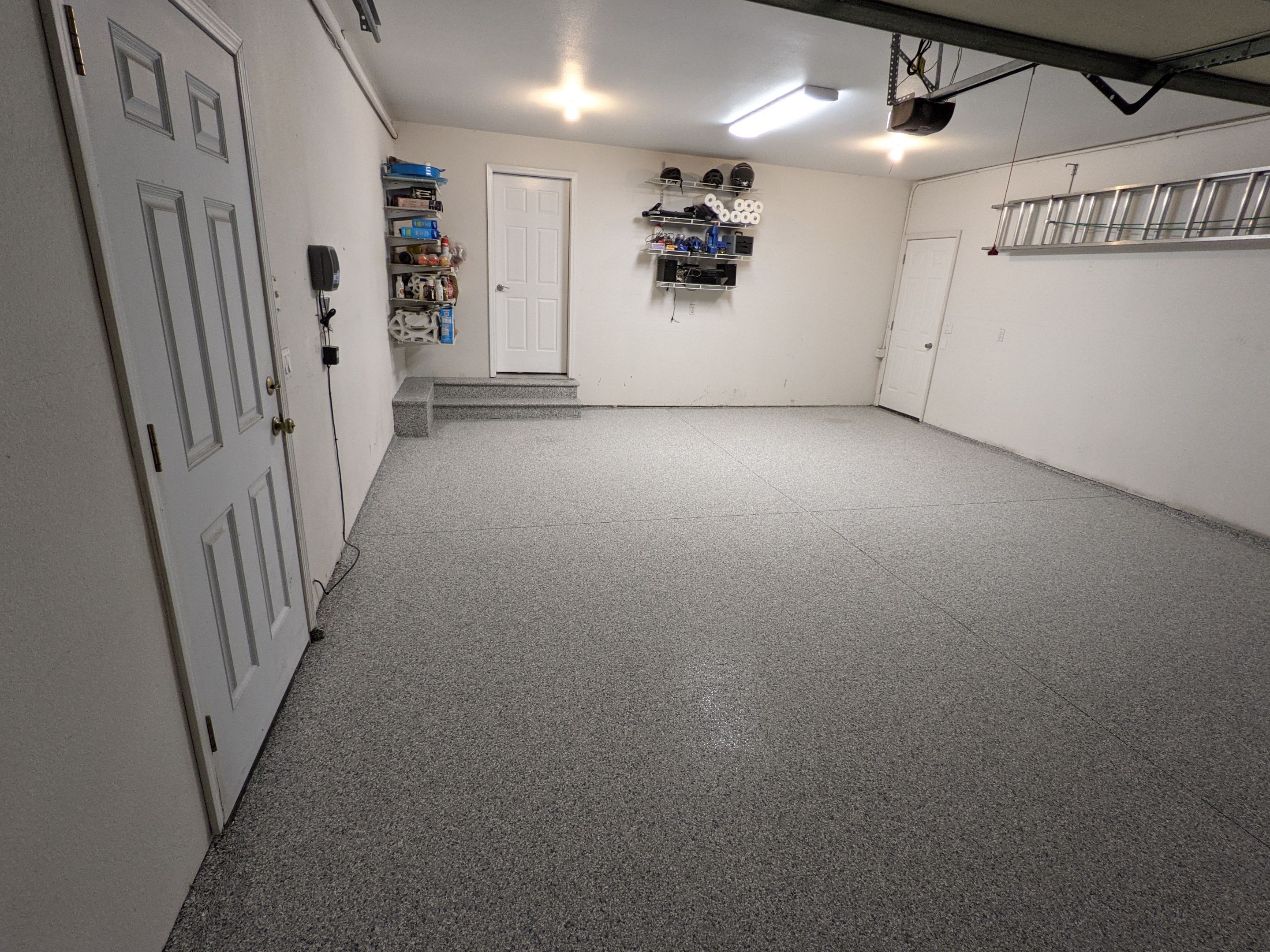 Garage Transformation using Tidal Wave by Croc Coatings, LLC