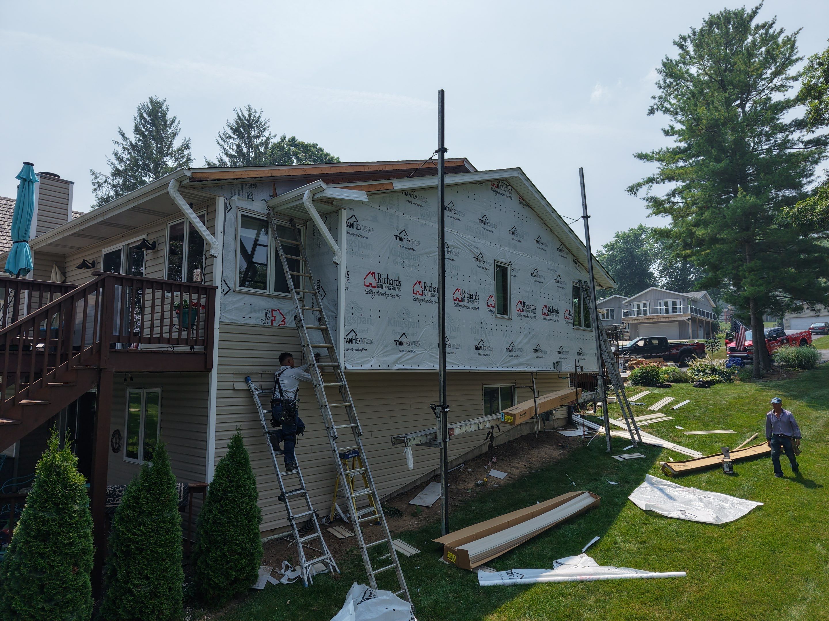 Architectural Shingle Roof Replacement and Siding Renovation in Davis by Mr Roof & Remodeling Co