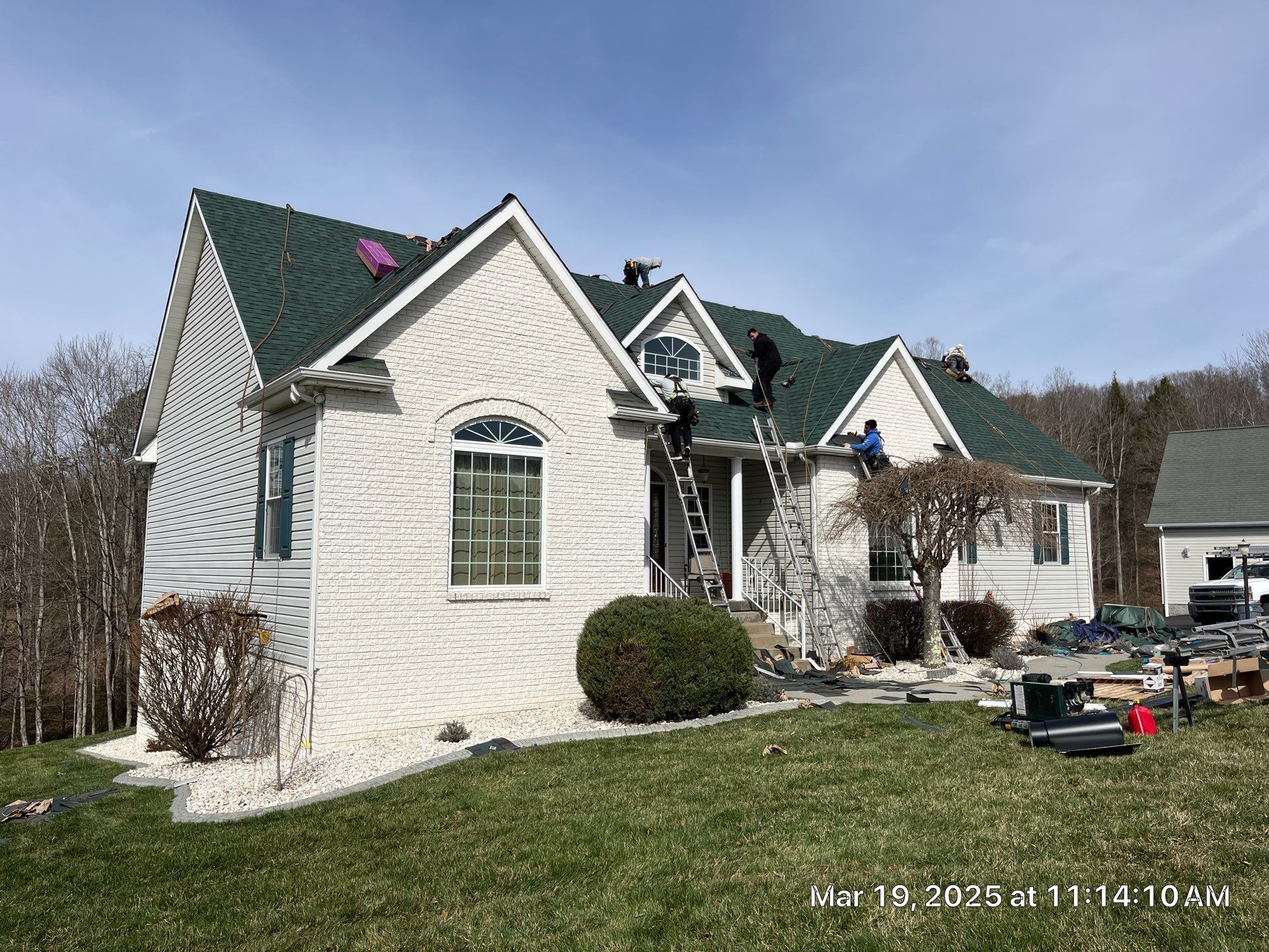 Residential Roofing Installation using Certainteed Landmark Pro Shingles by Fahey Roofing + Contracting